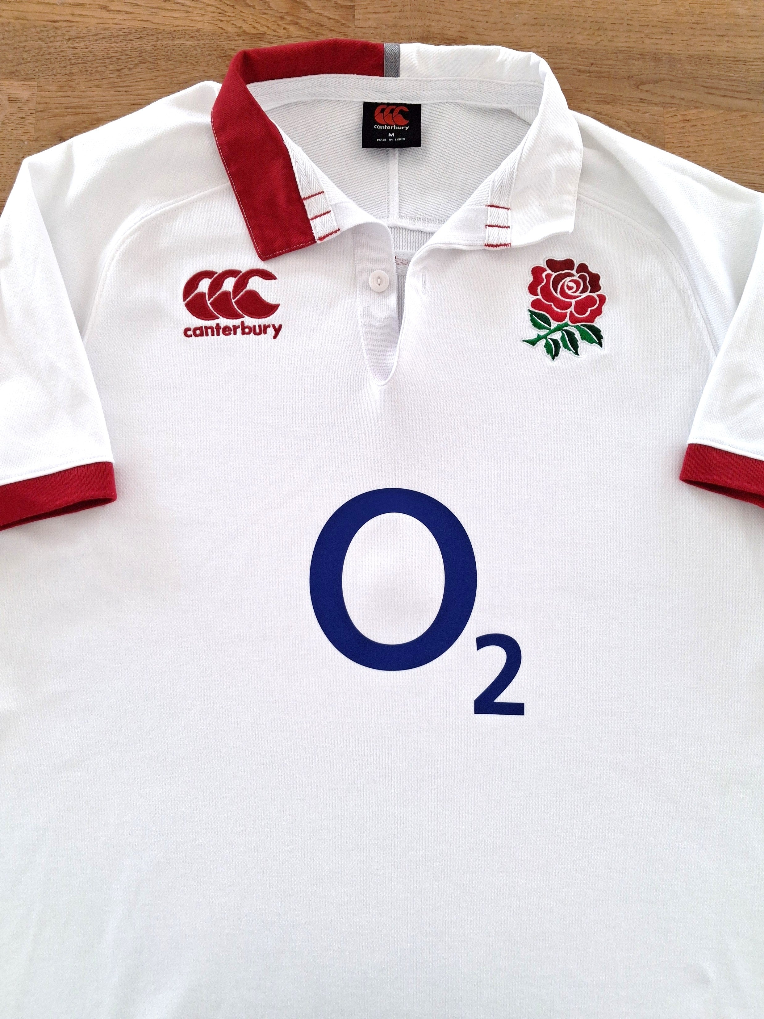 2019/20 England Home Short Sleeve Rugby Shirt