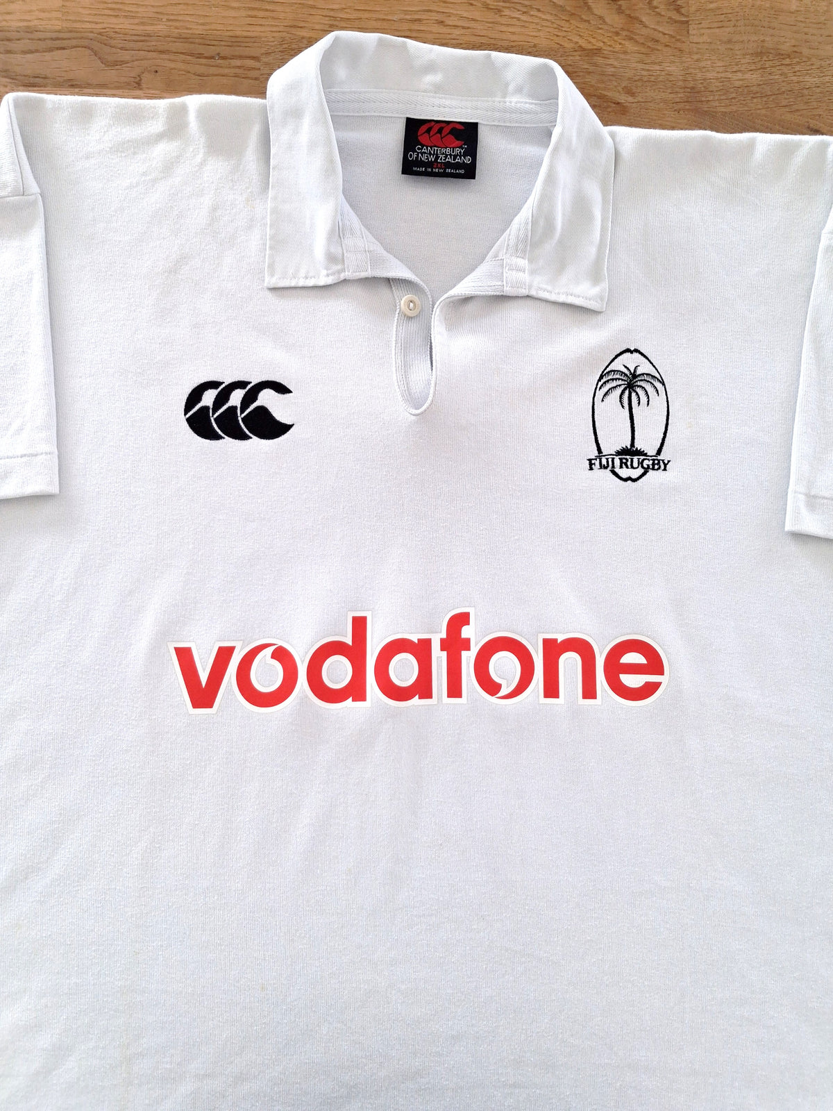 2001 Fiji Home Match Worn (vs Italy) Rugby Shirt