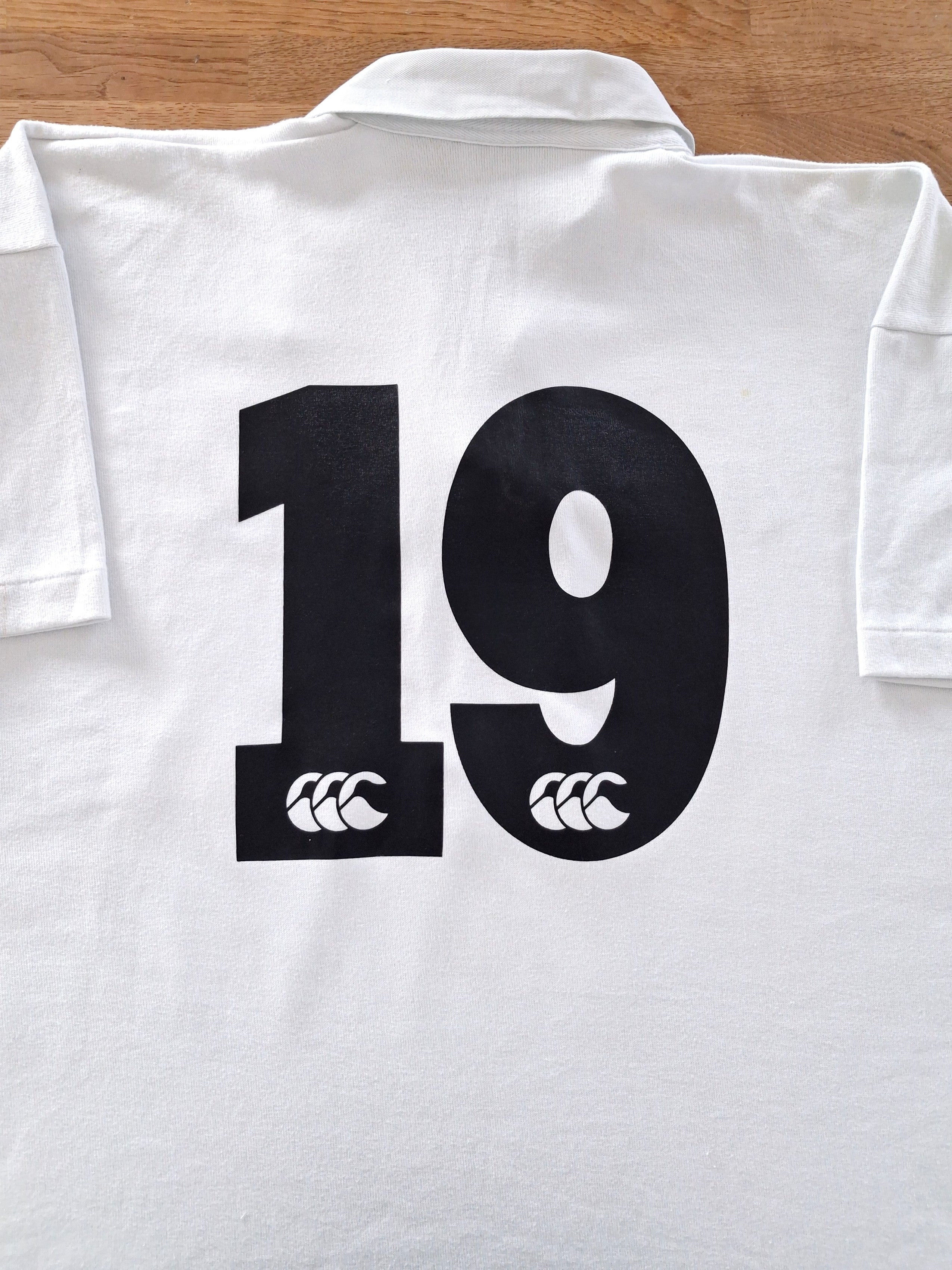 2001 Fiji Home Match Worn (vs Italy) Rugby Shirt #19
