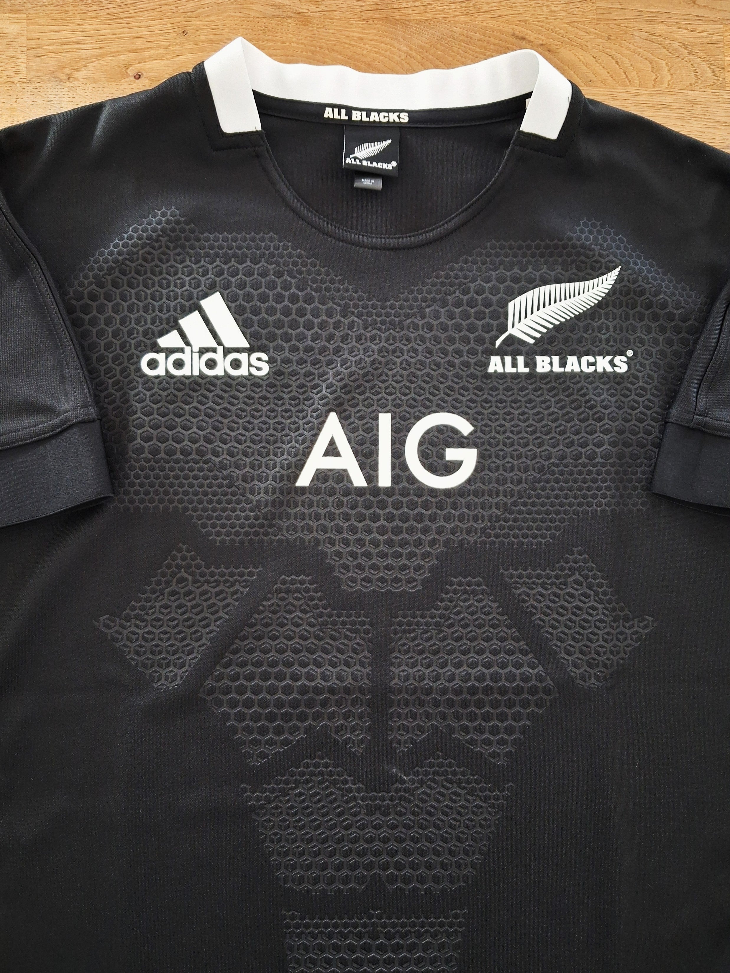 2019 New Zealand Home Home Rugby Shirt