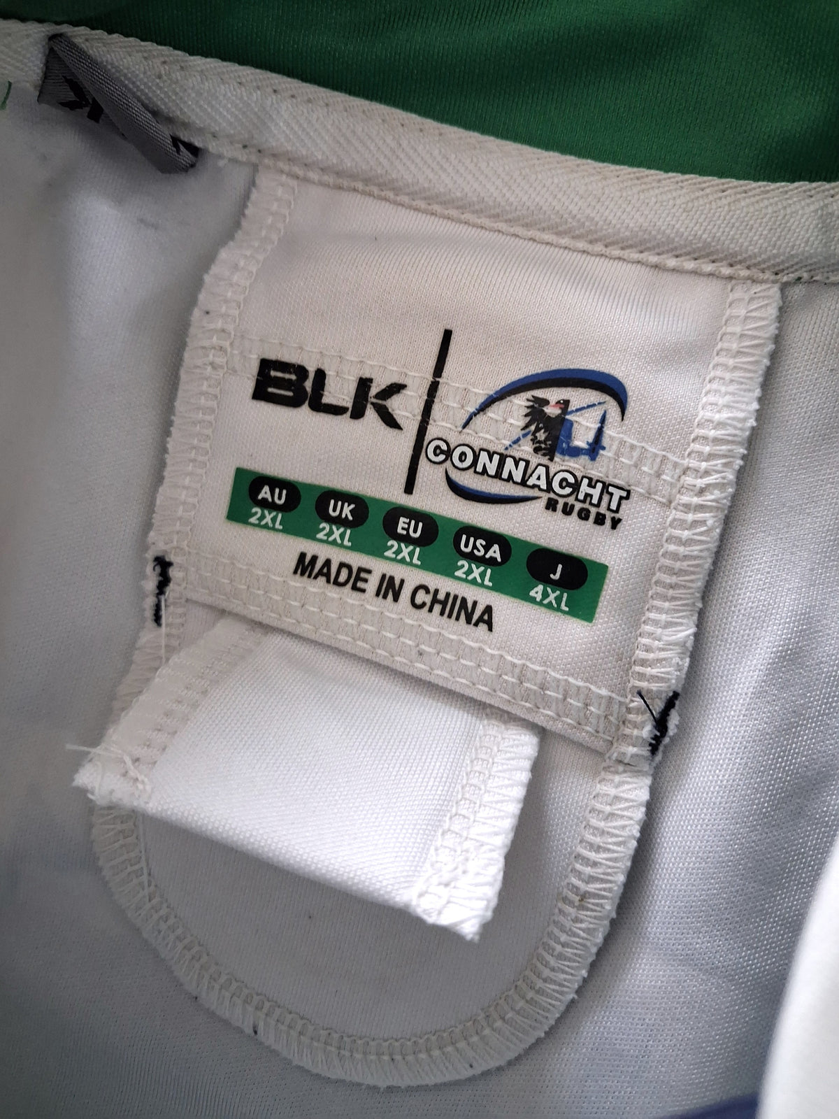 2015 Connacht Eagles Home Match Worn (vs Munster 'A') Rugby Shirt #1 (XXL)