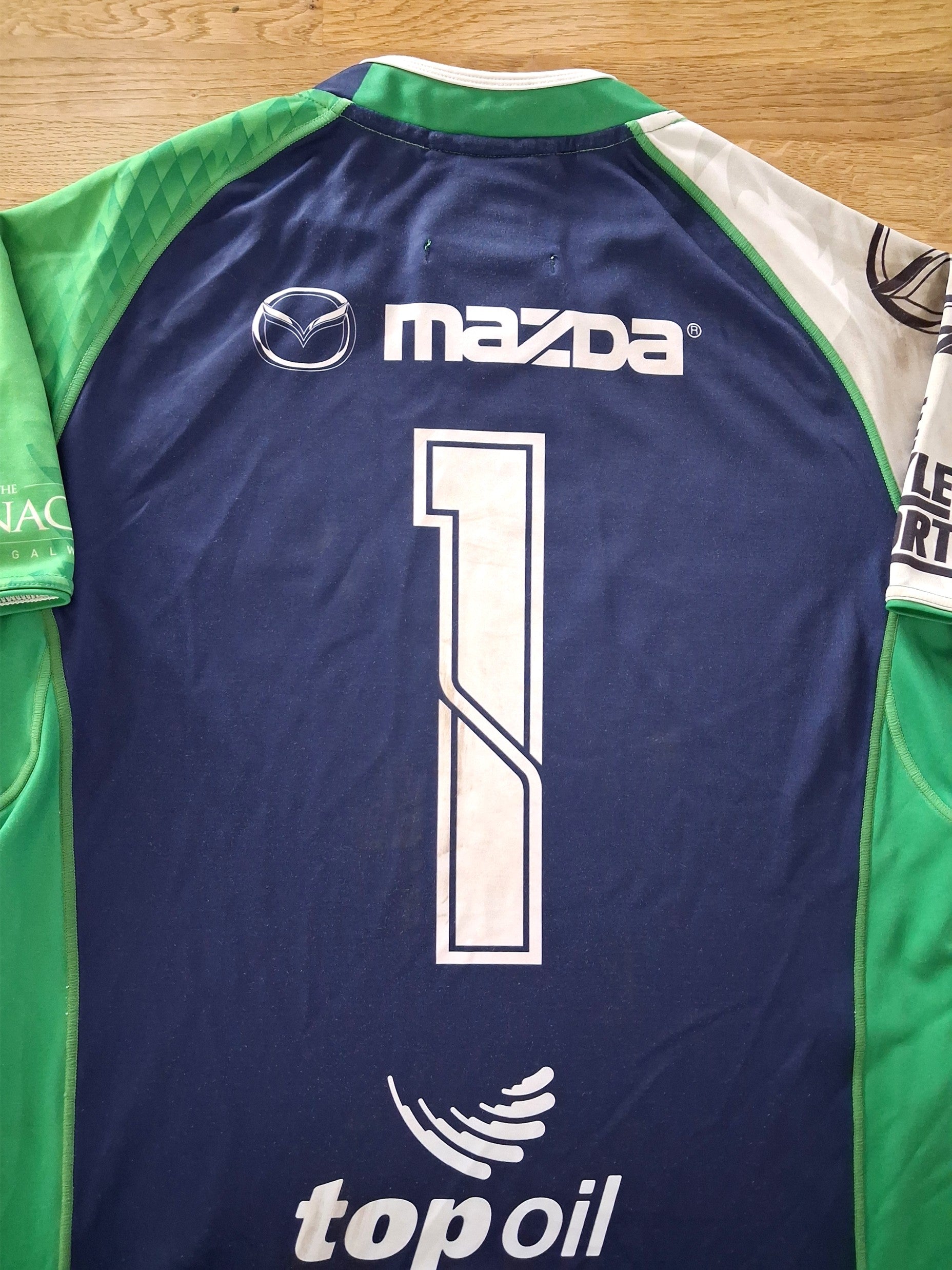 2015 Connacht Eagles Home Match Worn (vs Munster 'A') Rugby Shirt #1