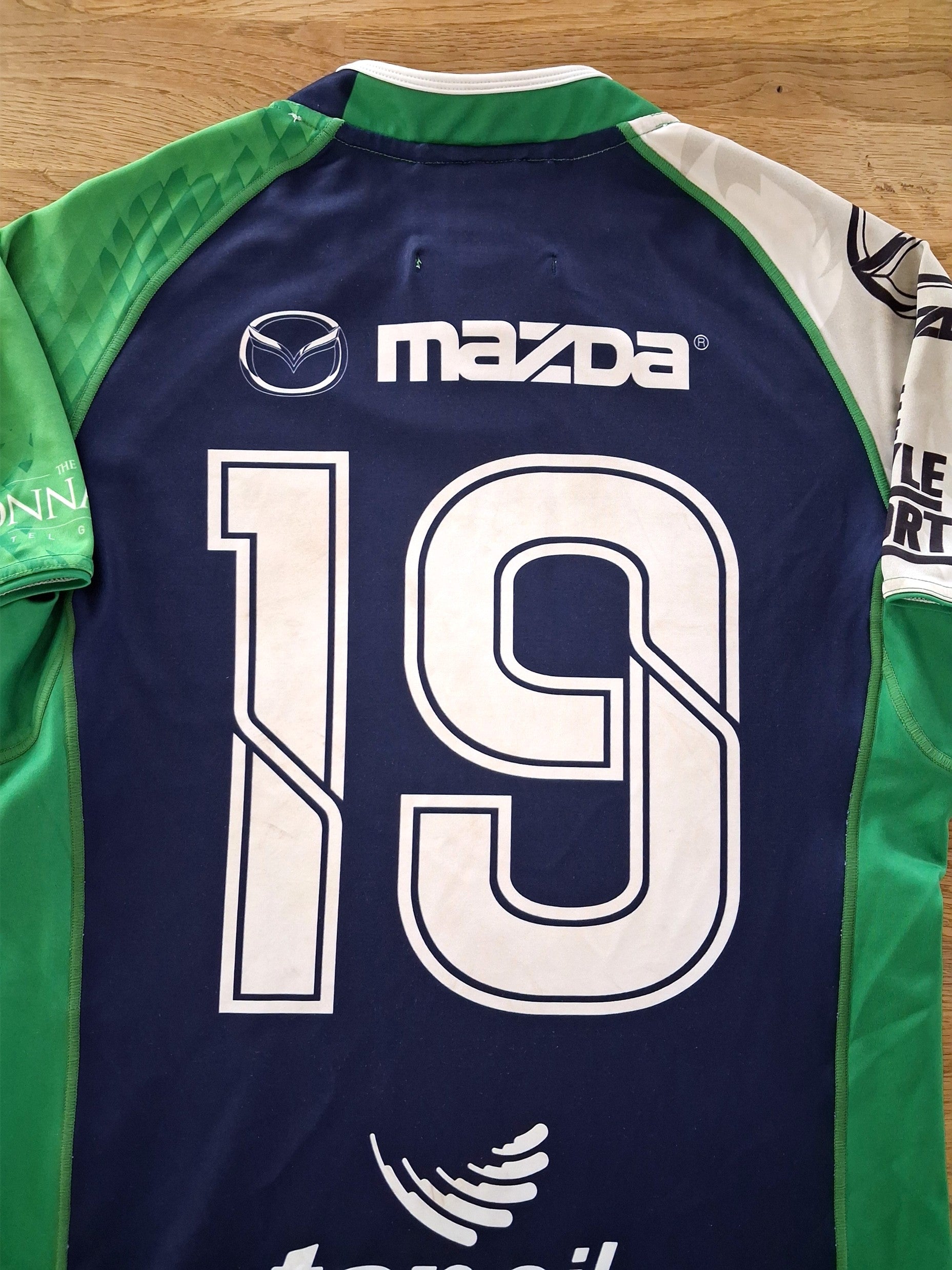 2015 Connacht Eagles Home Match Worn (vs Munster 'A') Rugby Shirt #19