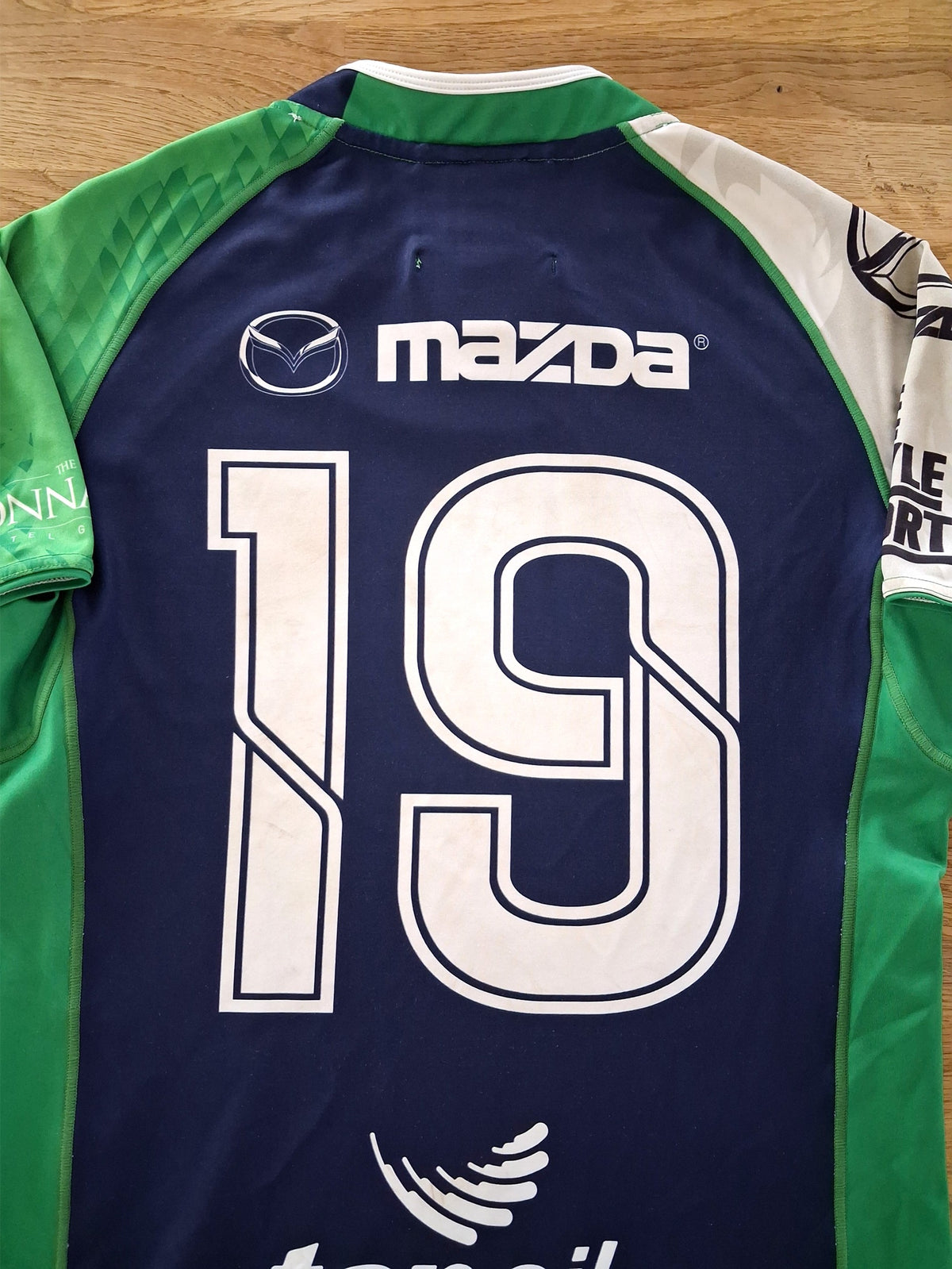 2015 Connacht Eagles Home Match Worn (vs Munster 'A') Rugby Shirt #19