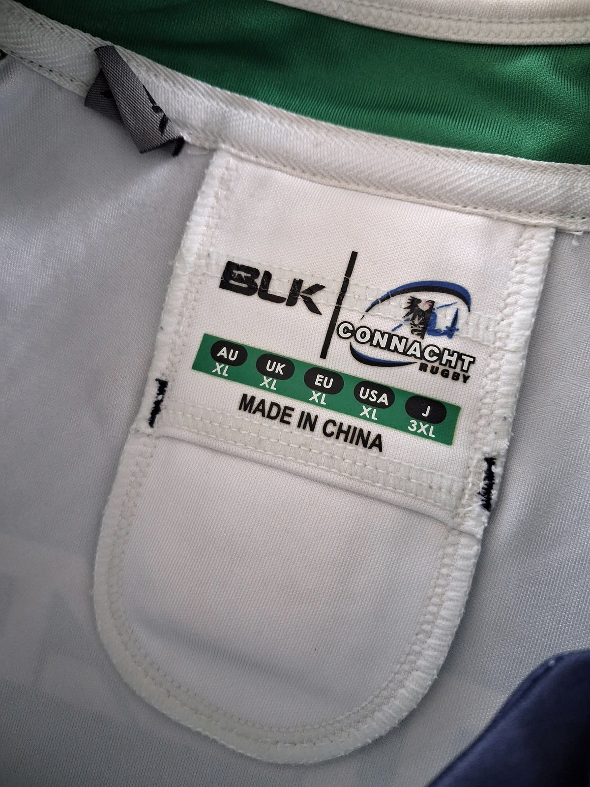 2015 Connacht Eagles Home Match Worn (vs Munster 'A') Rugby Shirt #6 (XL)