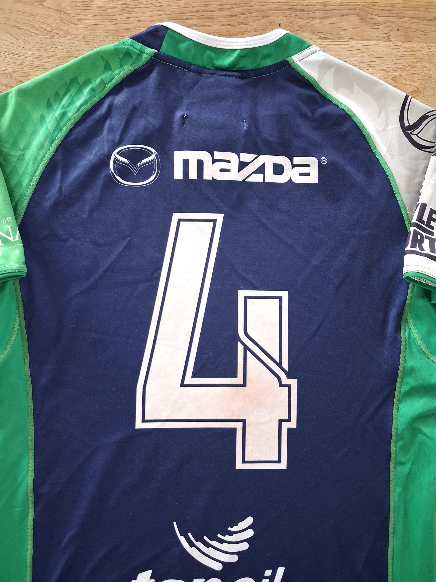 2015 Connacht Eagles Home Match Worn (vs Munster 'A') Rugby Shirt #4