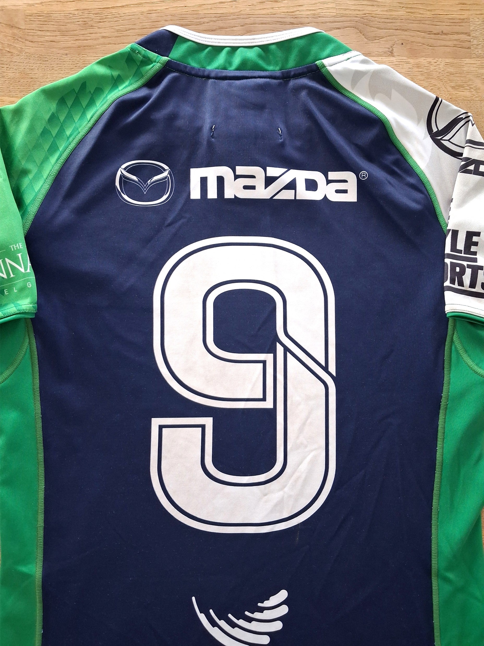 2015 Connacht Eagles Home Match Worn (vs Munster 'A') Rugby Shirt #9