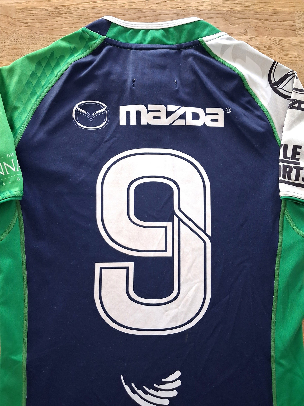 2015 Connacht Eagles Home Match Worn (vs Munster 'A') Rugby Shirt #9