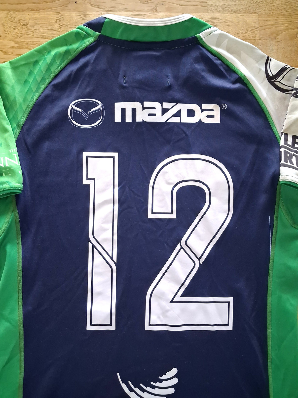 2015 Connacht Eagles Home Match Worn (vs Munster 'A') Rugby Shirt #12