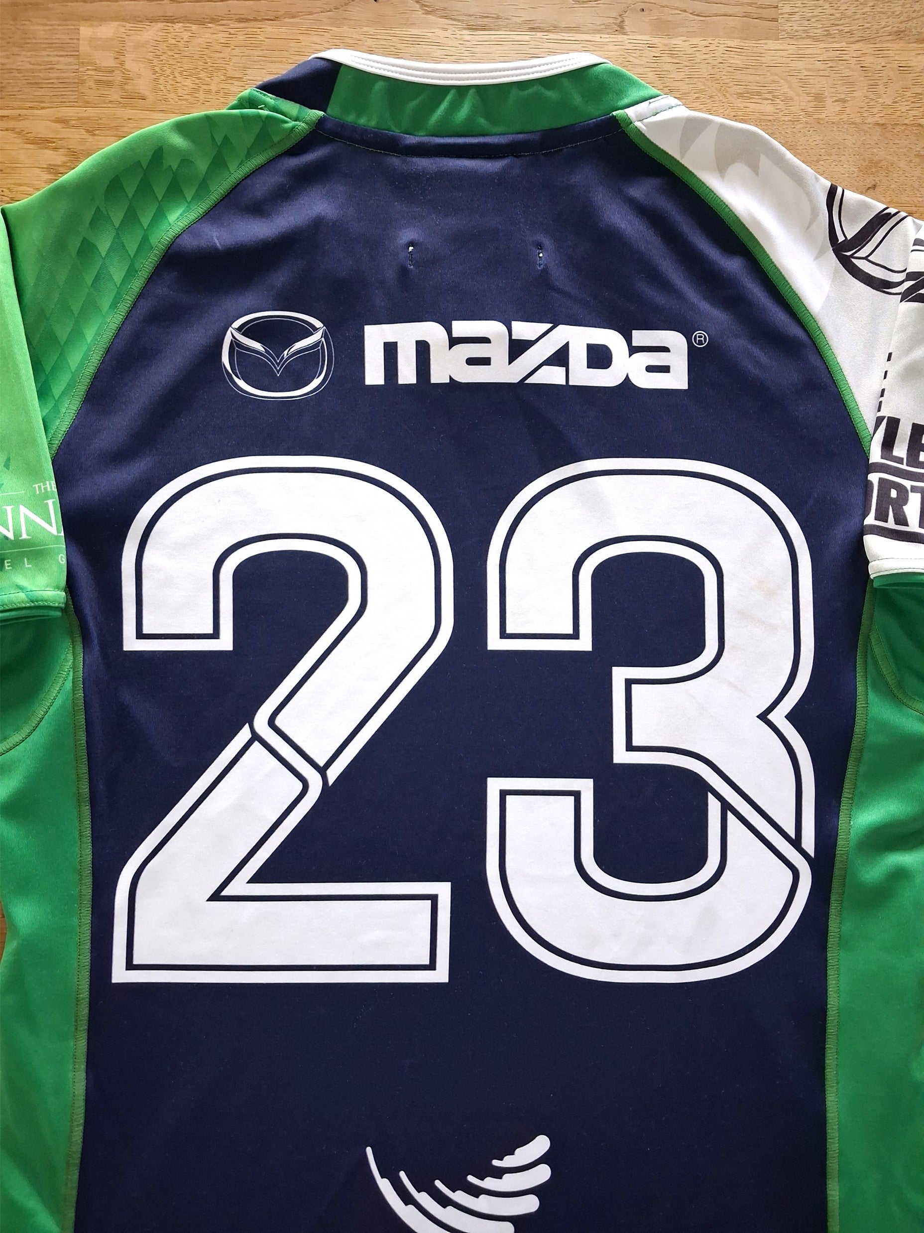 2015 Connacht Eagles Home Match Worn (vs Munster 'A') Rugby Shirt #23