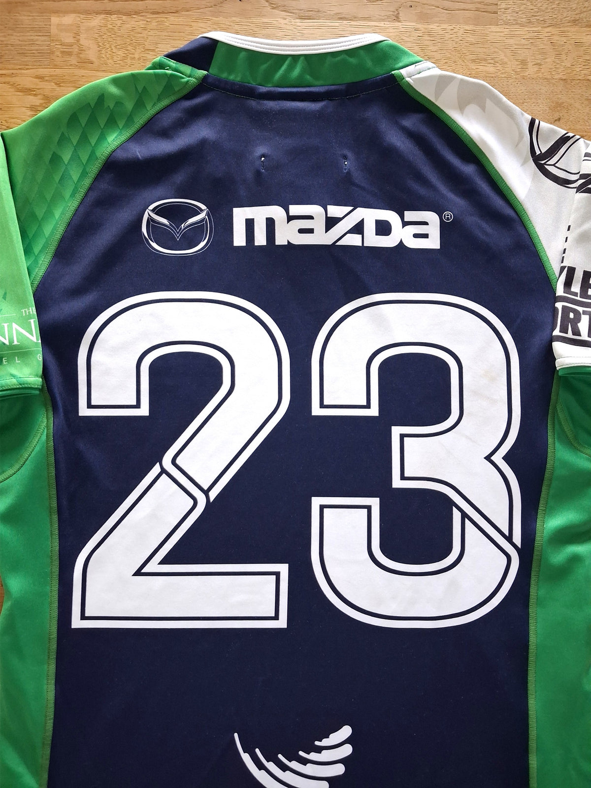 2015 Connacht Eagles Home Match Worn (vs Munster 'A') Rugby Shirt #23