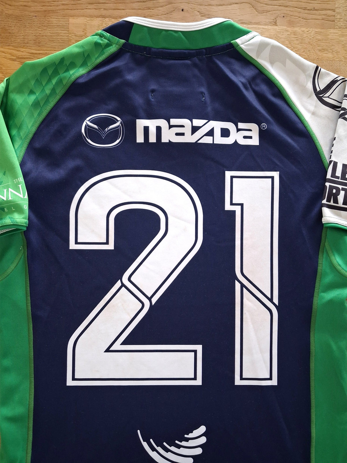 2015 Connacht Eagles Home Match Worn (vs Munster 'A') Rugby Shirt #21