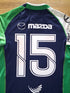 2015 Connacht Eagles Home Match Worn (vs Munster 'A') Rugby Shirt #15
