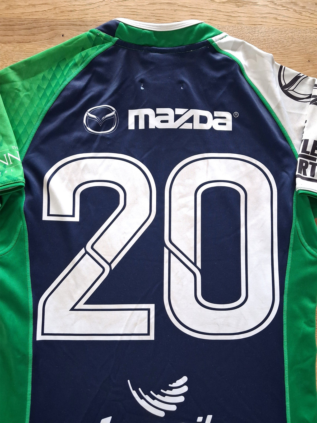 2015 Connacht Eagles Home Match Worn (vs Munster 'A') Rugby Shirt #20
