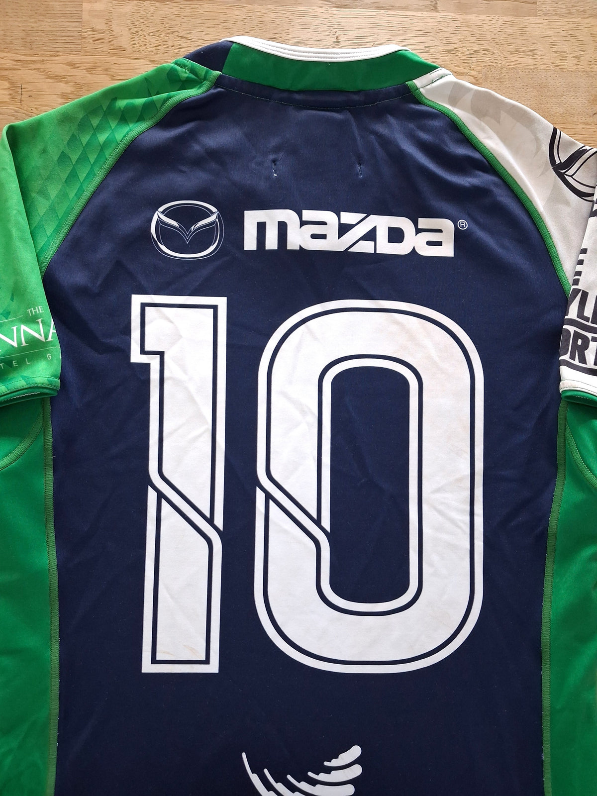 2015 Connacht Eagles Home Match Worn (vs Munster 'A') Rugby Shirt #10