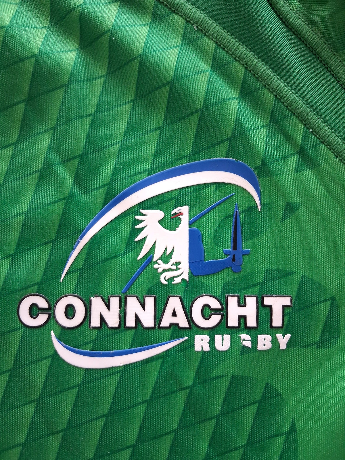 2015 Connacht Eagles Home Match Worn (vs Munster 'A') Rugby Shirt #7 (L)