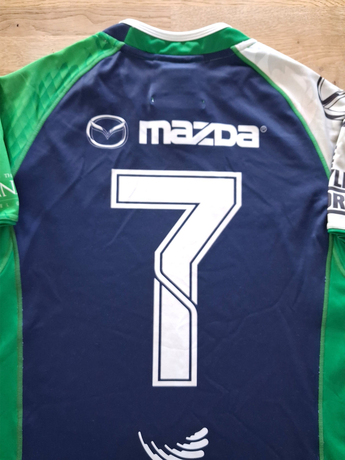 2015 Connacht Eagles Home Match Worn (vs Munster 'A') Rugby Shirt #7