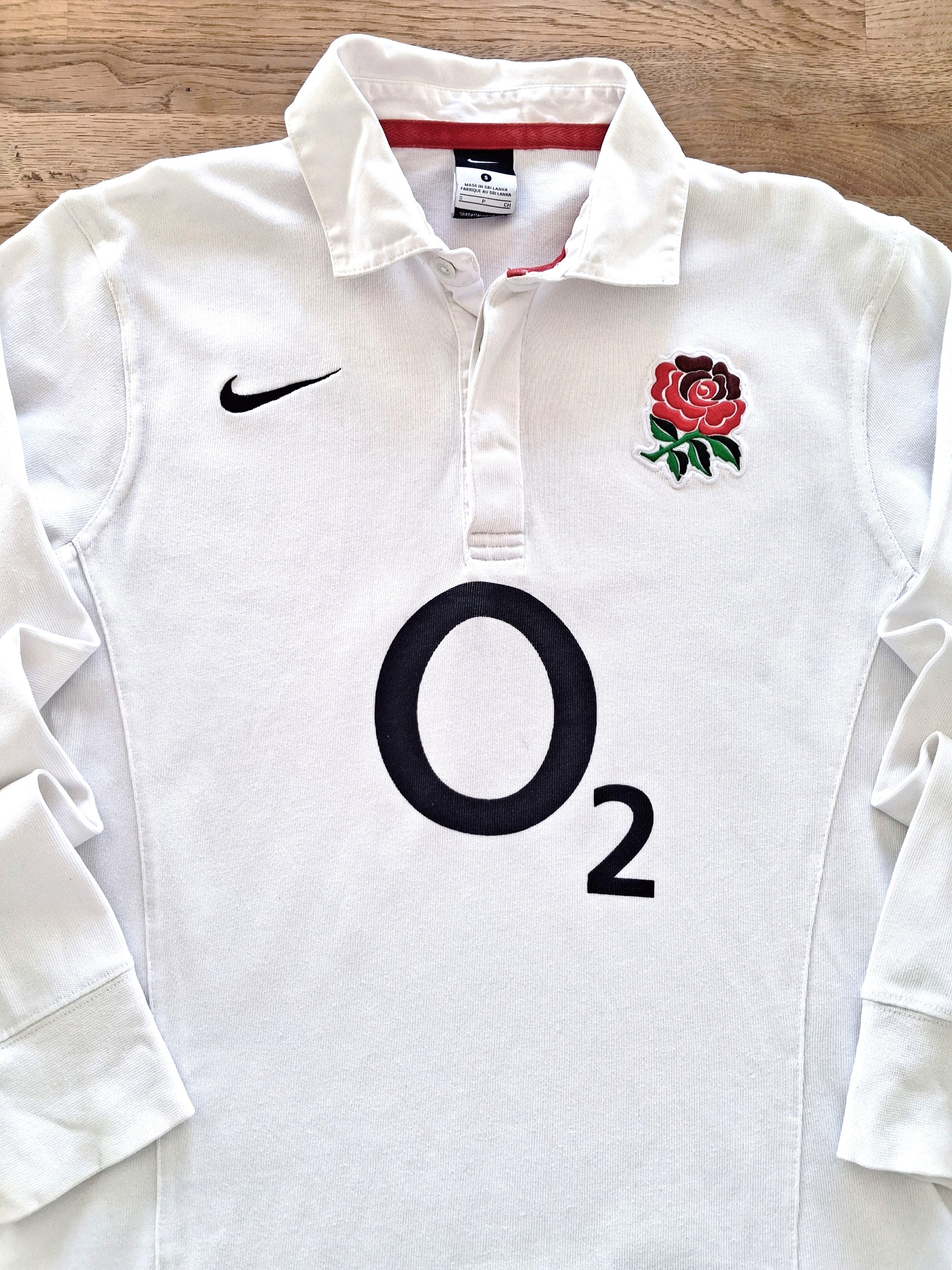 2011/12 England Home Long Sleeve Rugby Shirt