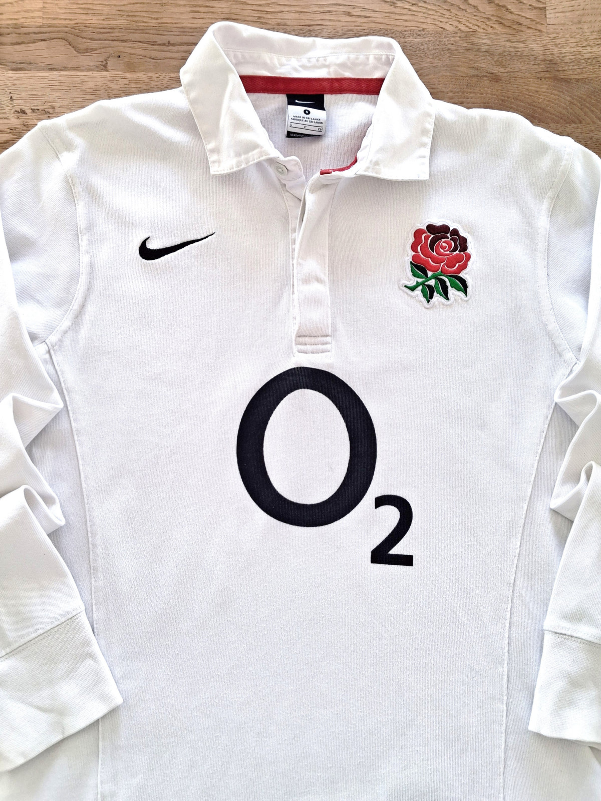 2011/12 England Home Long Sleeve Rugby Shirt