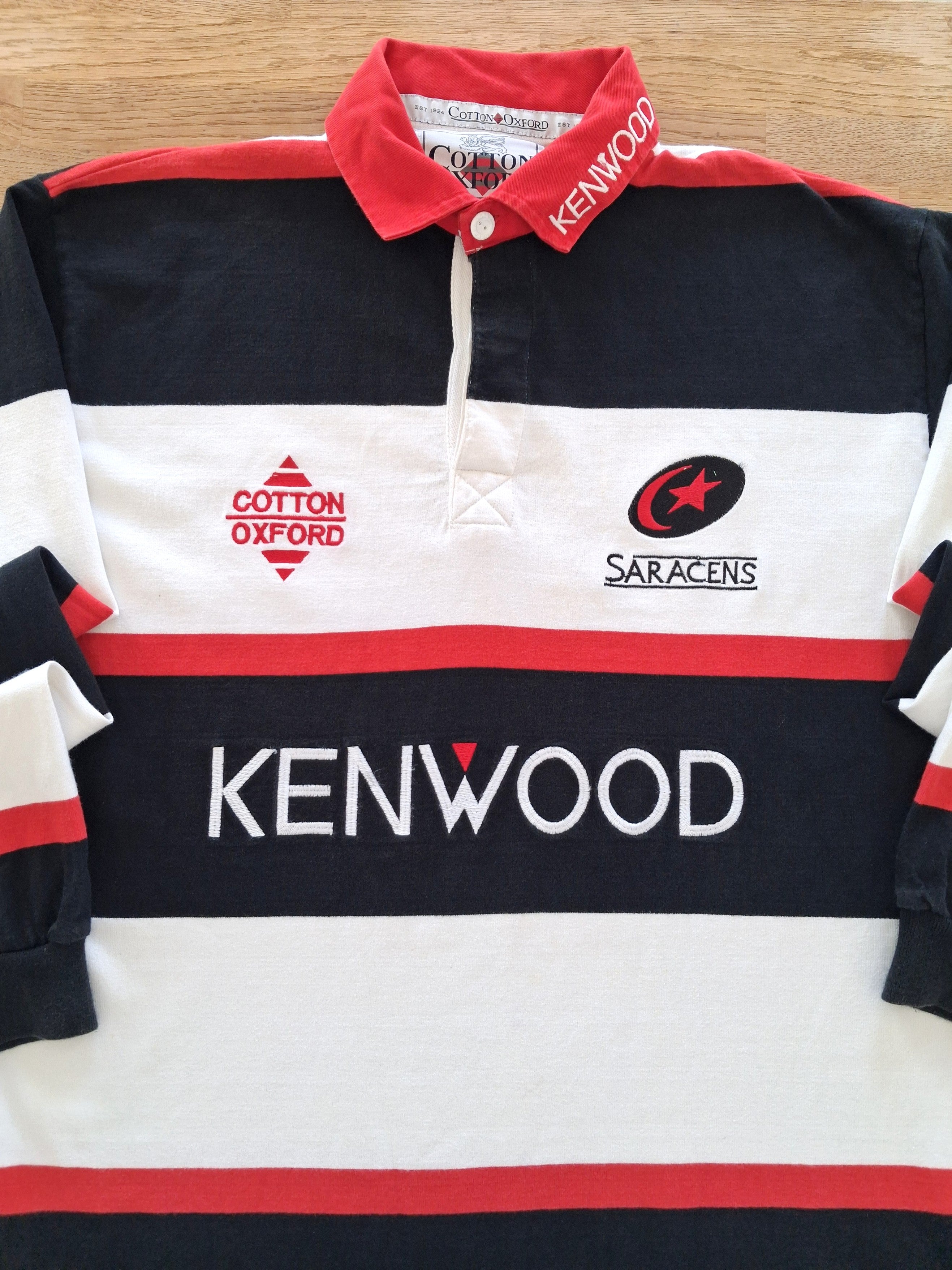 1997/98 Saracens Away Long Sleeve Rugby Shirt