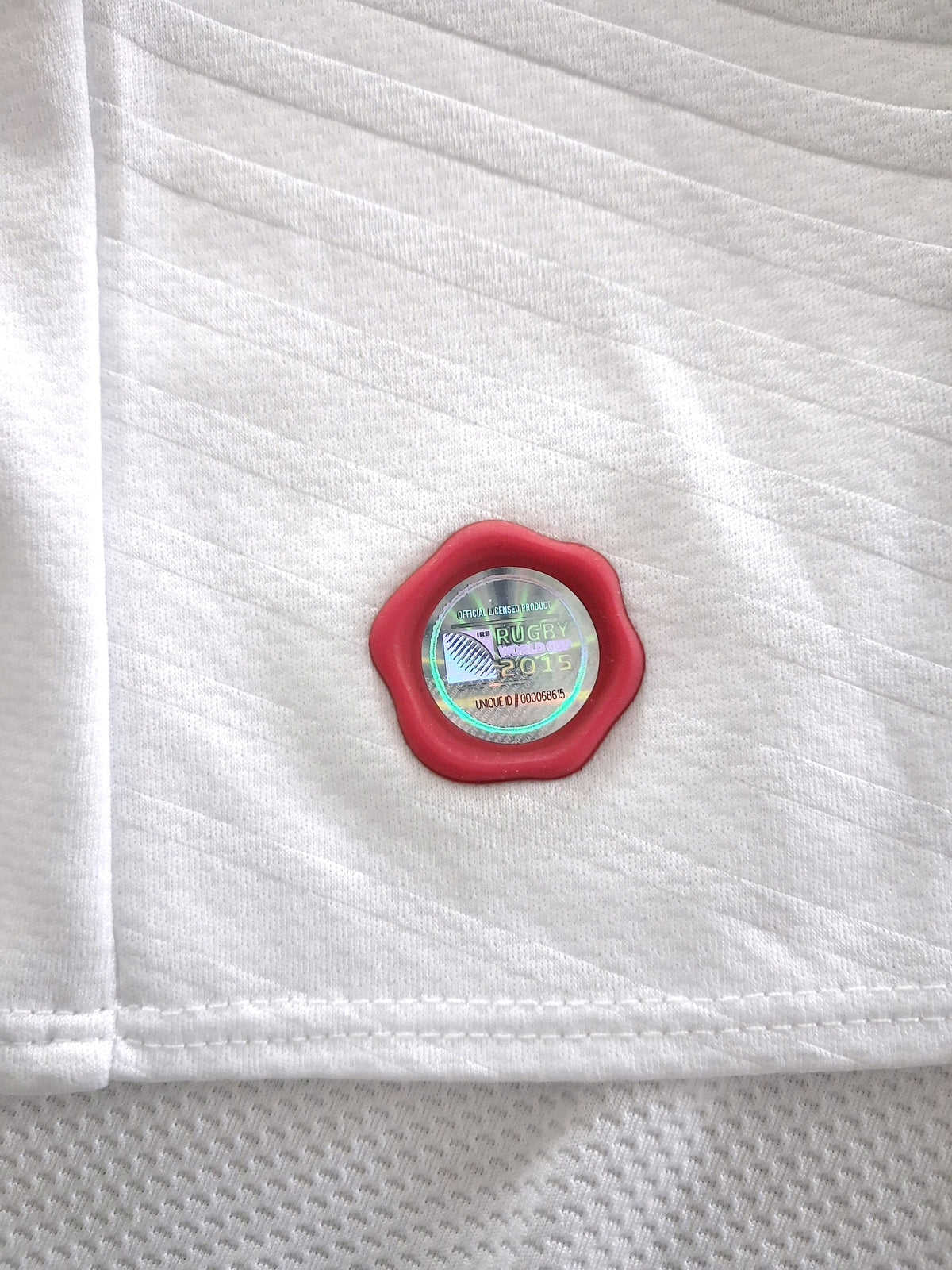 2015 England Home World Cup Pro-Fit Rugby Shirt (L)