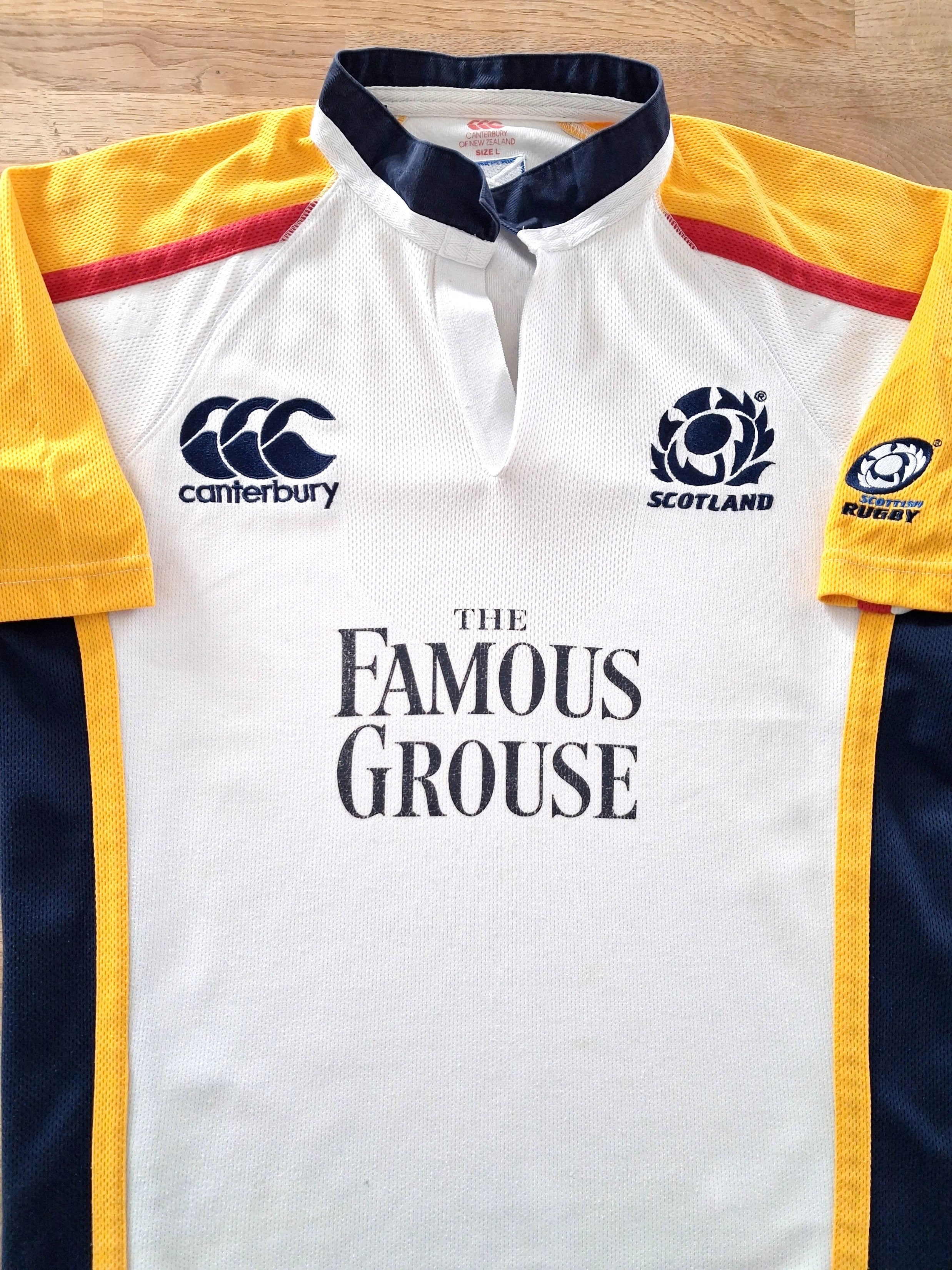 2005/06 Scotland 3rd Player Issue Rugby Shirt