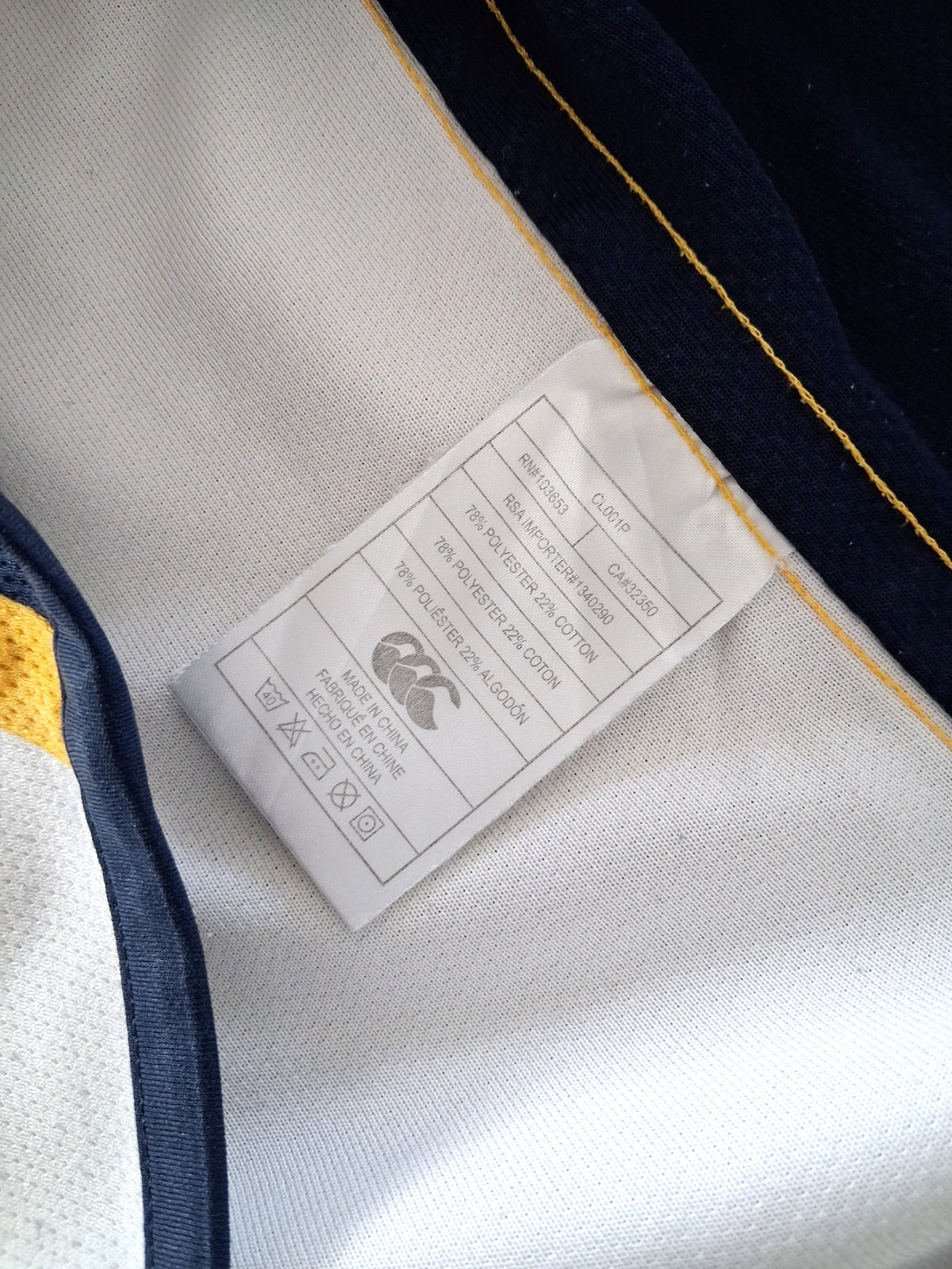 2005/06 Scotland 3rd Player Issue Rugby Shirt (L)