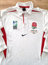 2003 England Home 'World Cup Champions' Long Sleeve Rugby Shirt