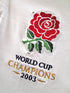 2003 England Home 'World Cup Champions' Rugby Shirt. (L)