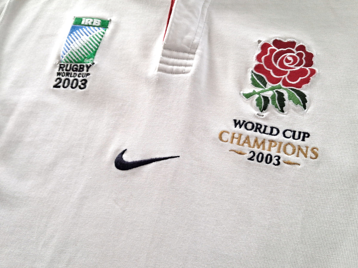 2003 England Home 'World Cup Champions' Rugby Shirt. (L)