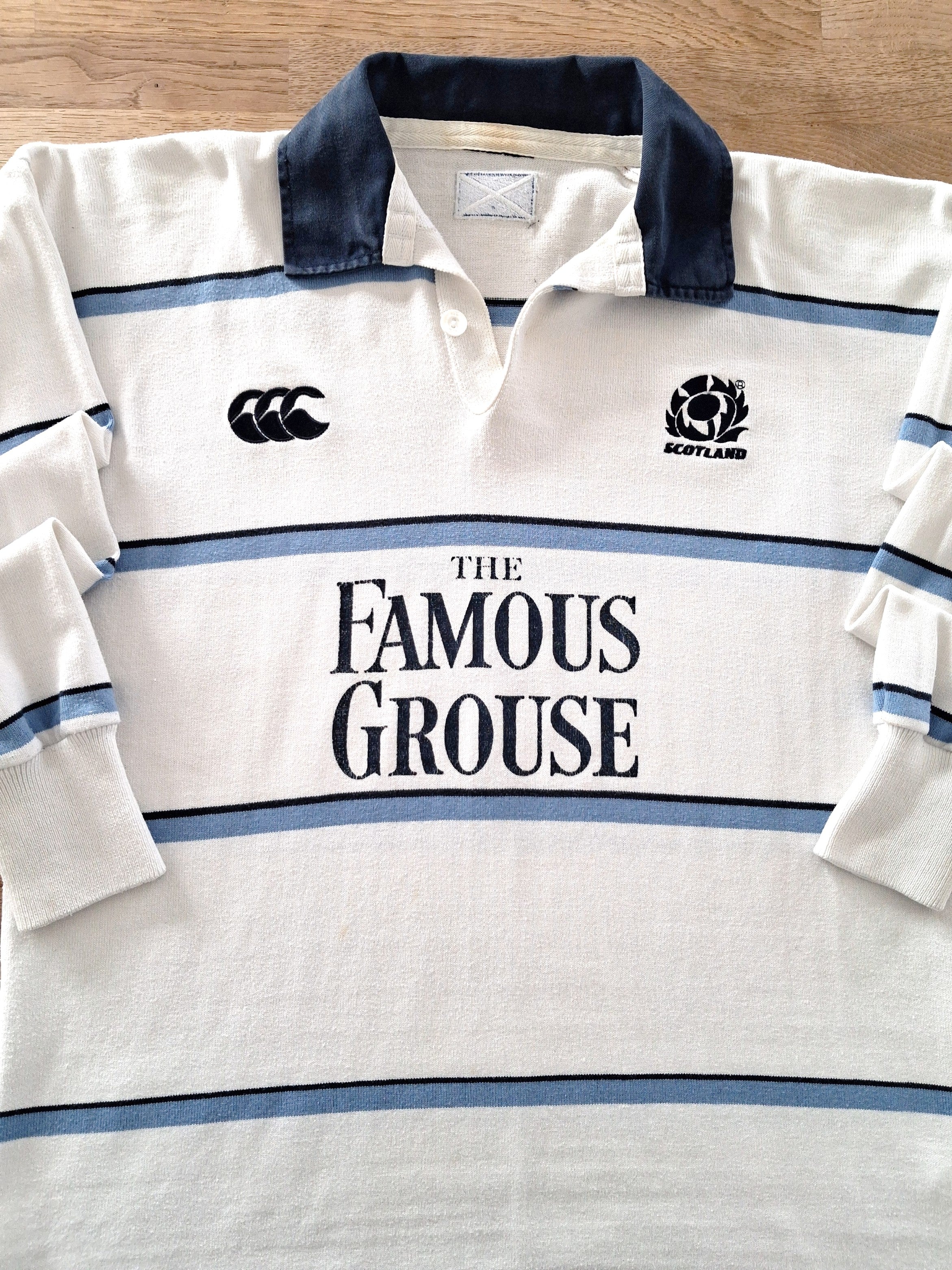 2002/03 Scotland Away Long Sleeve Rugby Shirt