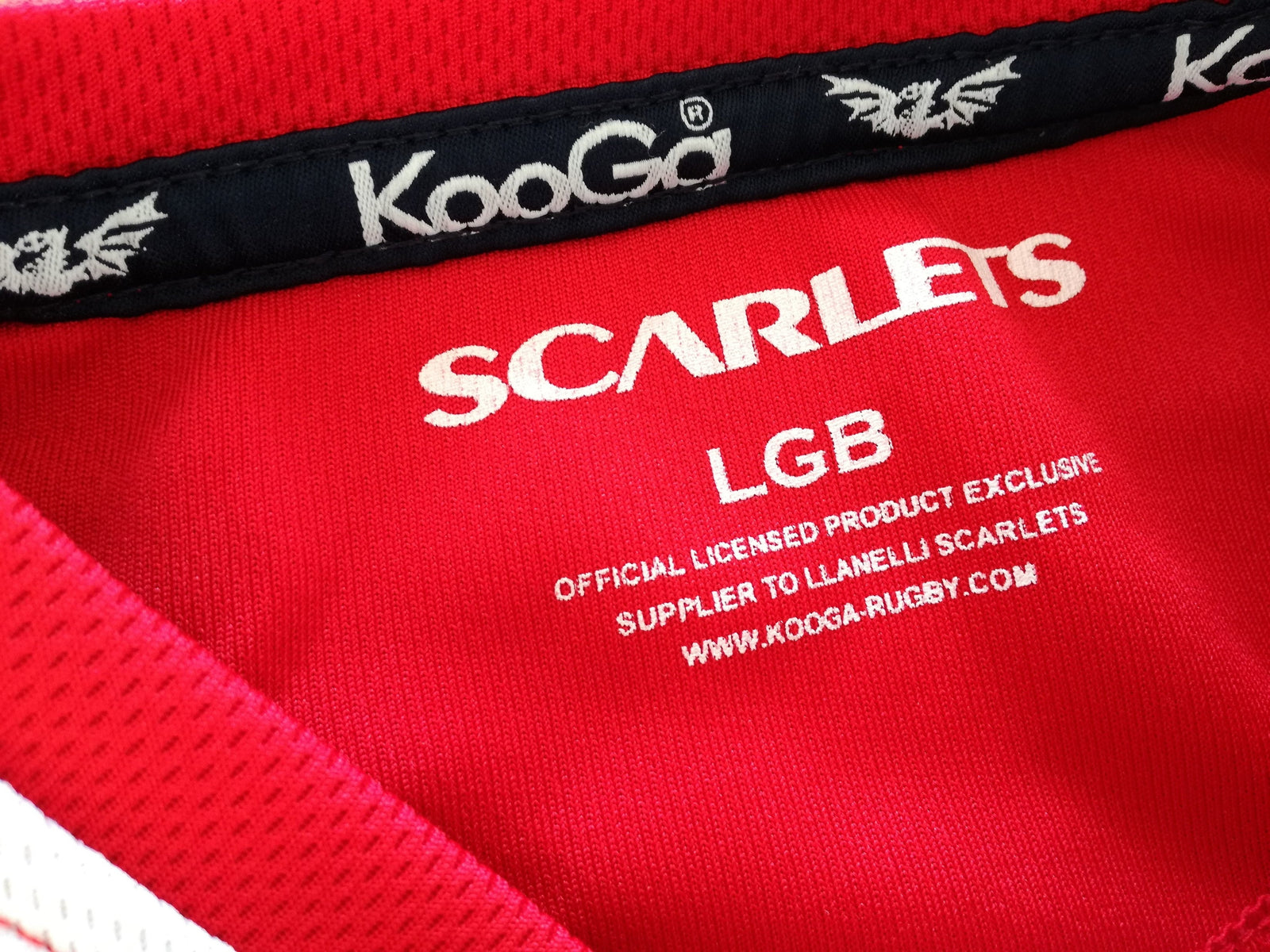 2008/09 Scarlets Home Rugby Shirt (Kids)