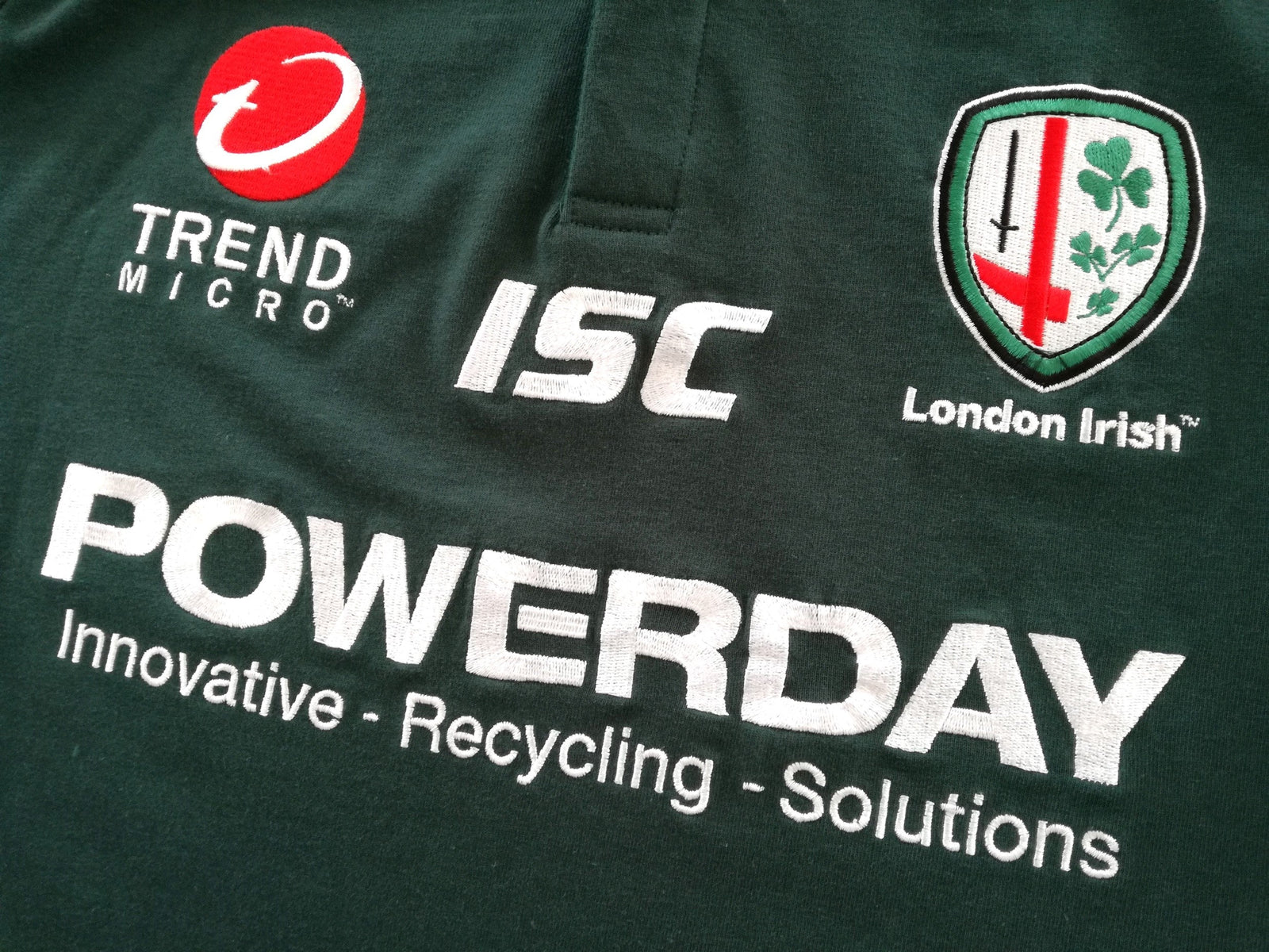 2011/12 London Irish Home Premiership Rugby Shirt (M)