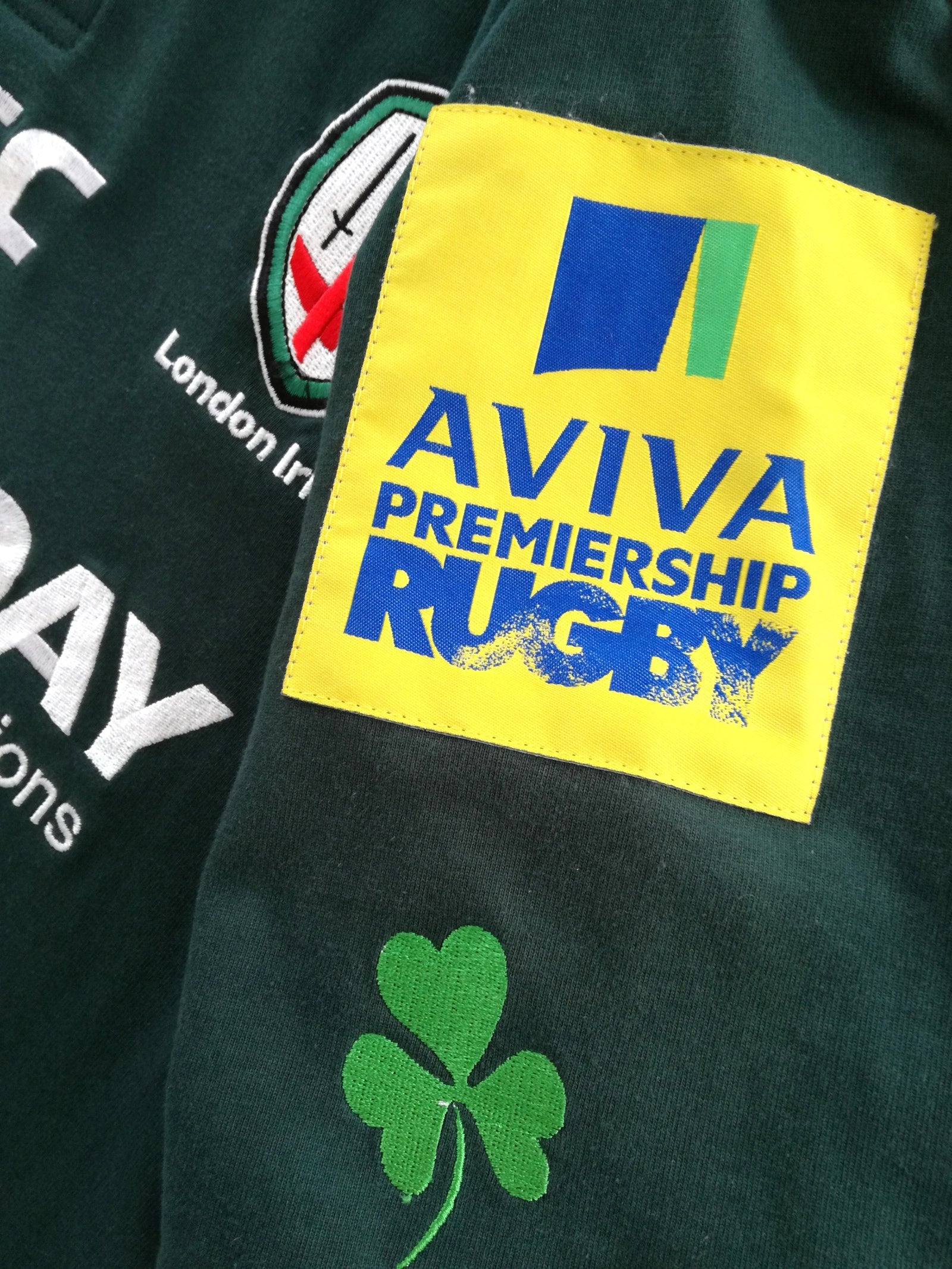 2011/12 London Irish Home Premiership Rugby Shirt (M)