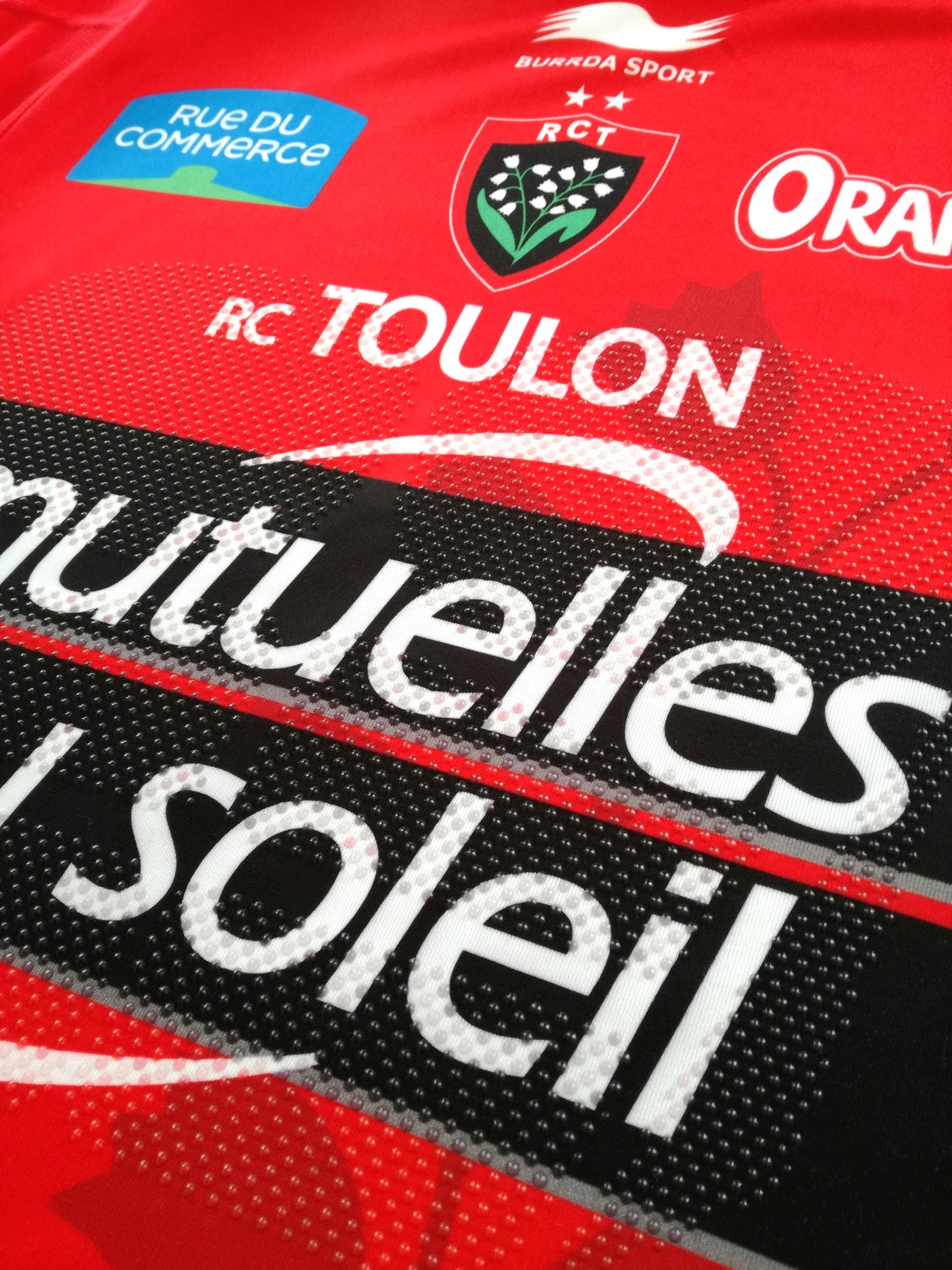 2014/15 RC Toulon Home Pro-Fit Rugby Shirt (M)
