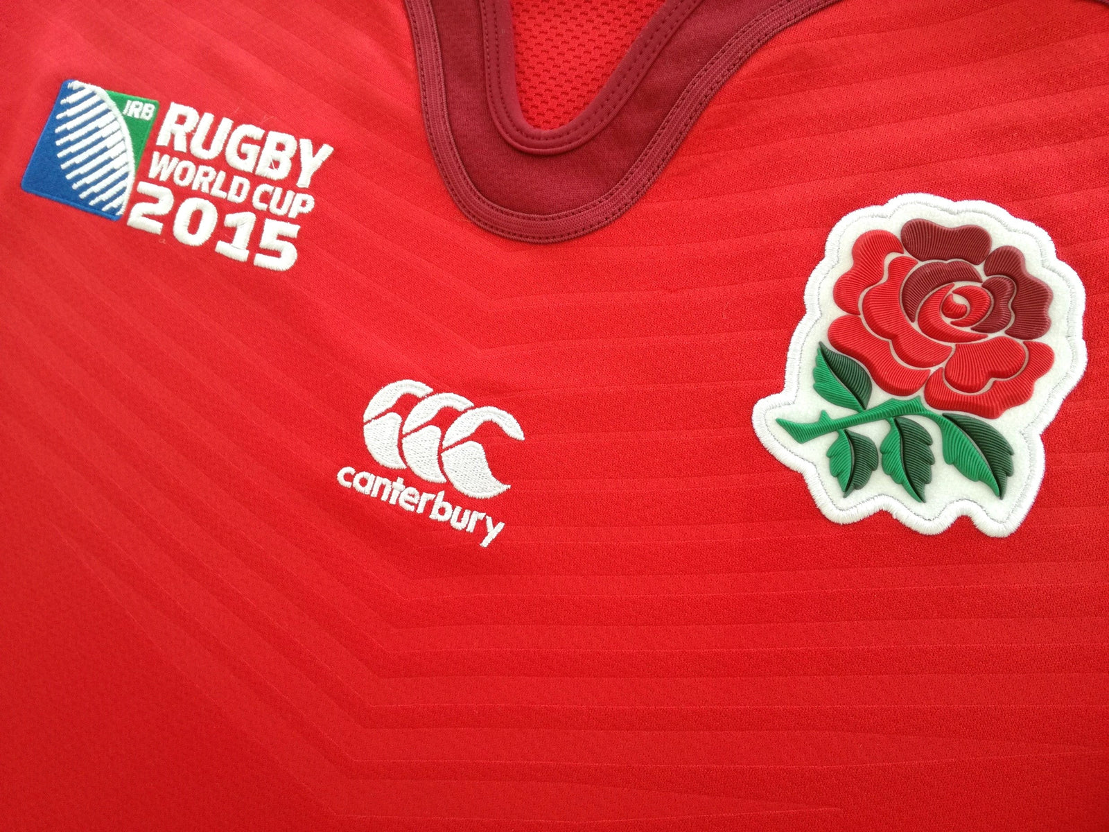 2015 England Away World Cup Pro-Fit Rugby Shirt (XL)