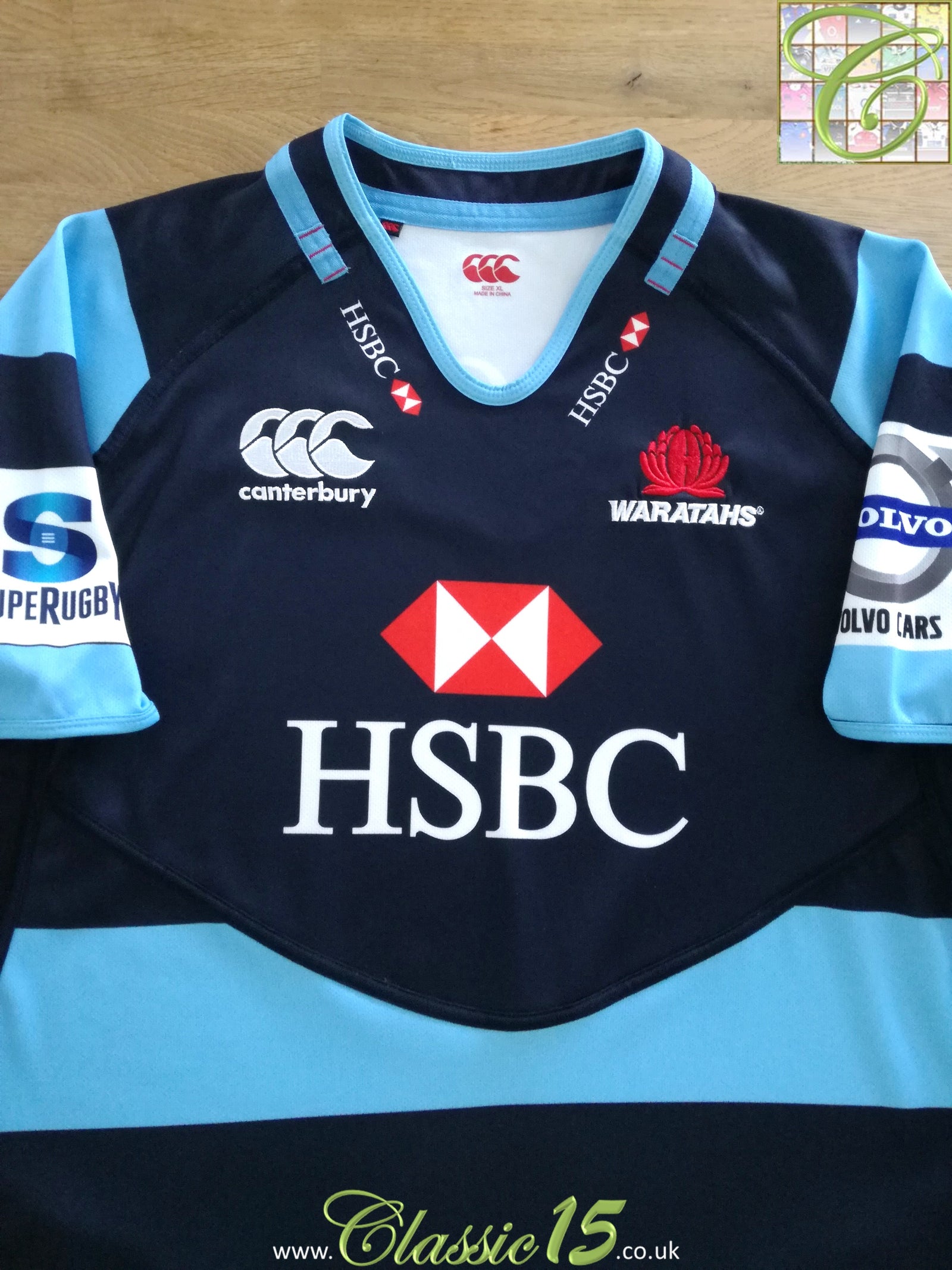 2013 Waratahs Away Rugby Shirt