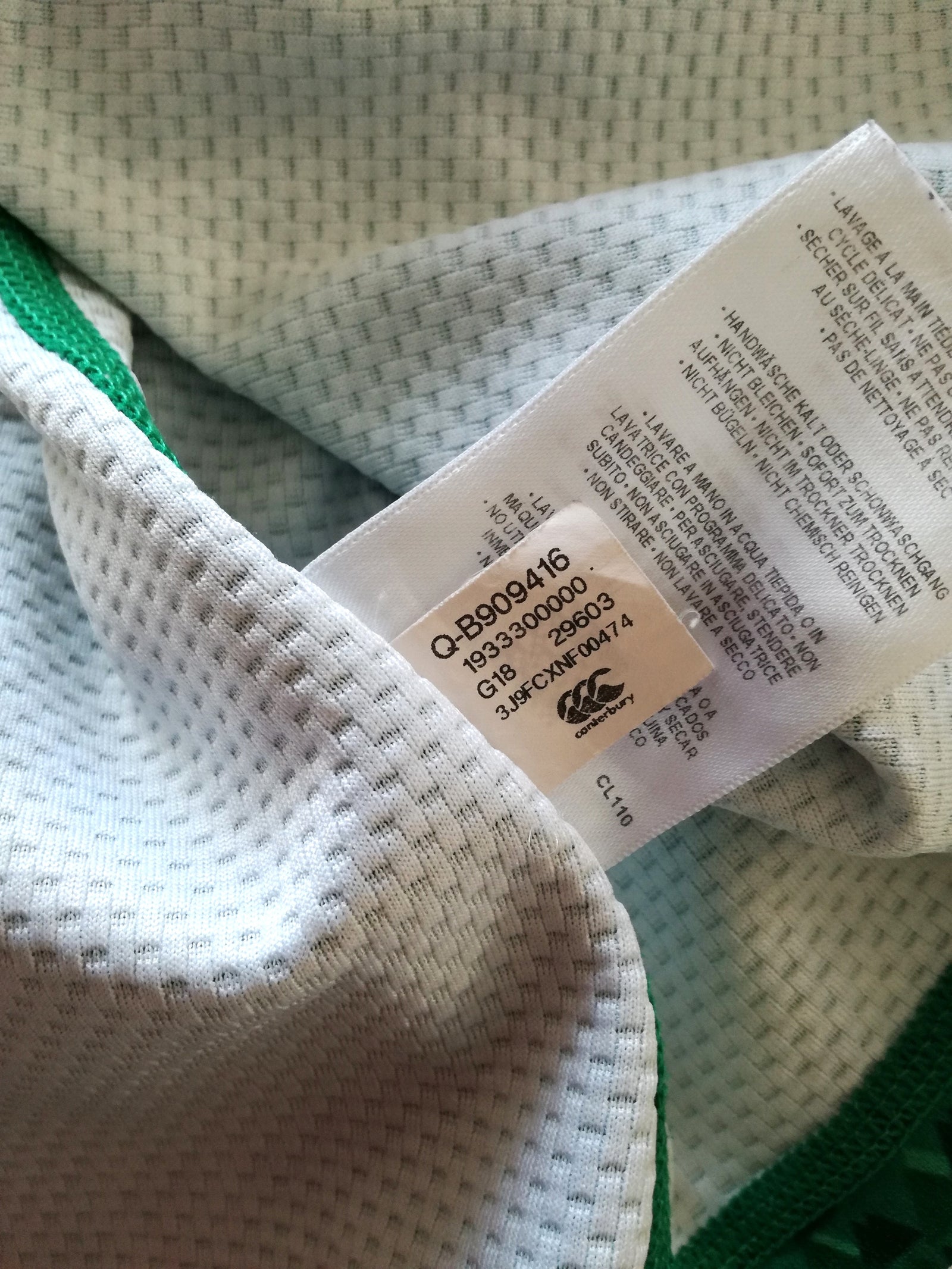 2018/19 Ireland Home Vapodri+ Rugby Shirt (XL)