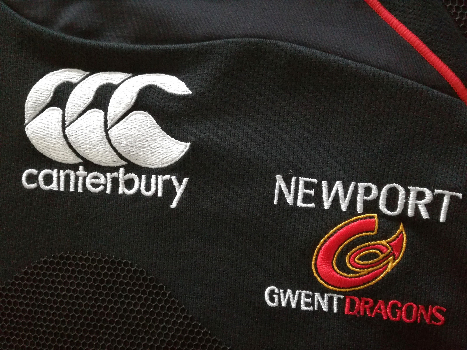 2008/09 Newport Gwent Dragons Home Player Issue Rugby Shirt (XXL)