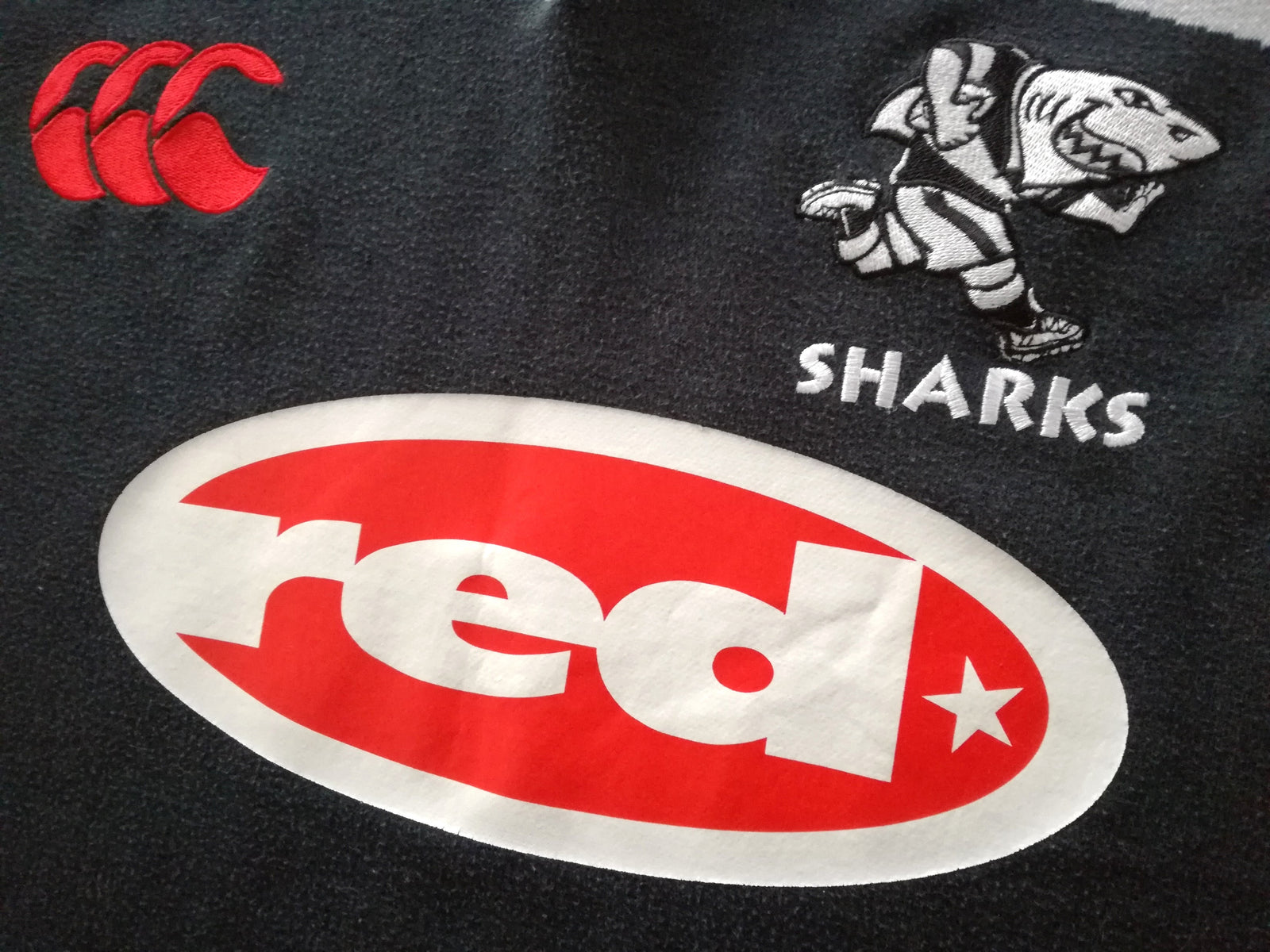 2001 Sharks Home Super12 Rugby Shirt (M)