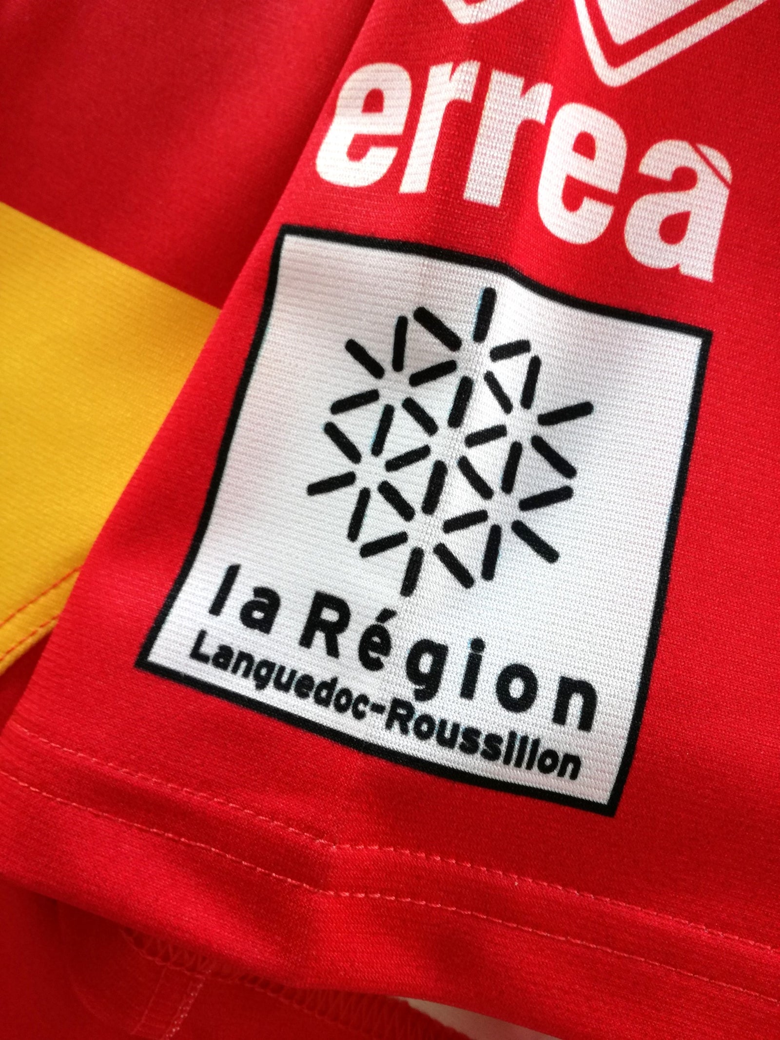 2015/16 Perpignan Home Player Issue Rugby Shirt (XXL)