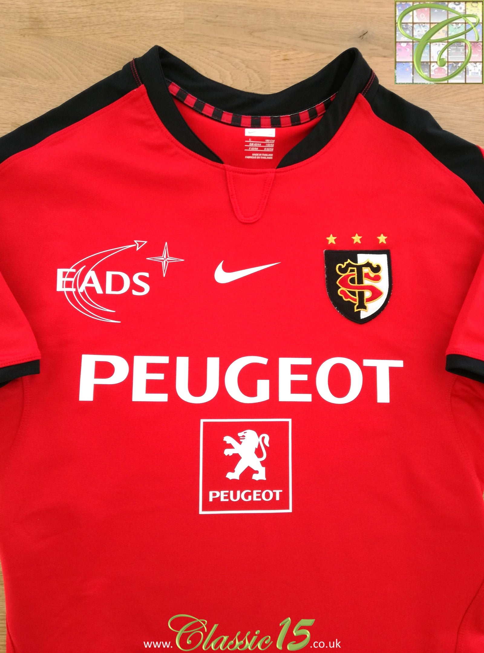 2009/10 Stade Toulouse Away Player Issue Rugby Shirt (L)