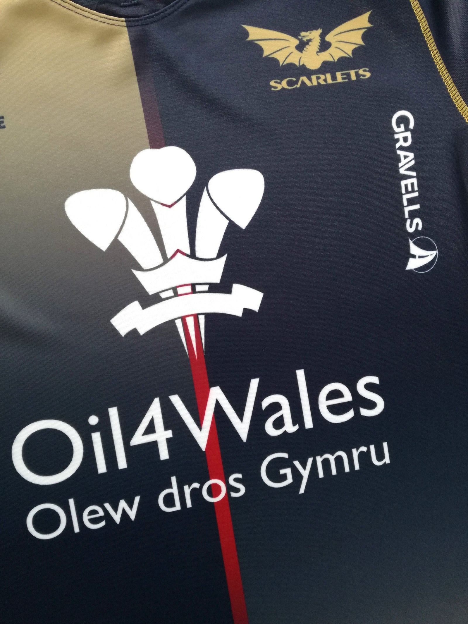 2022/23 Scarlets Away Rugby Shirt (M)