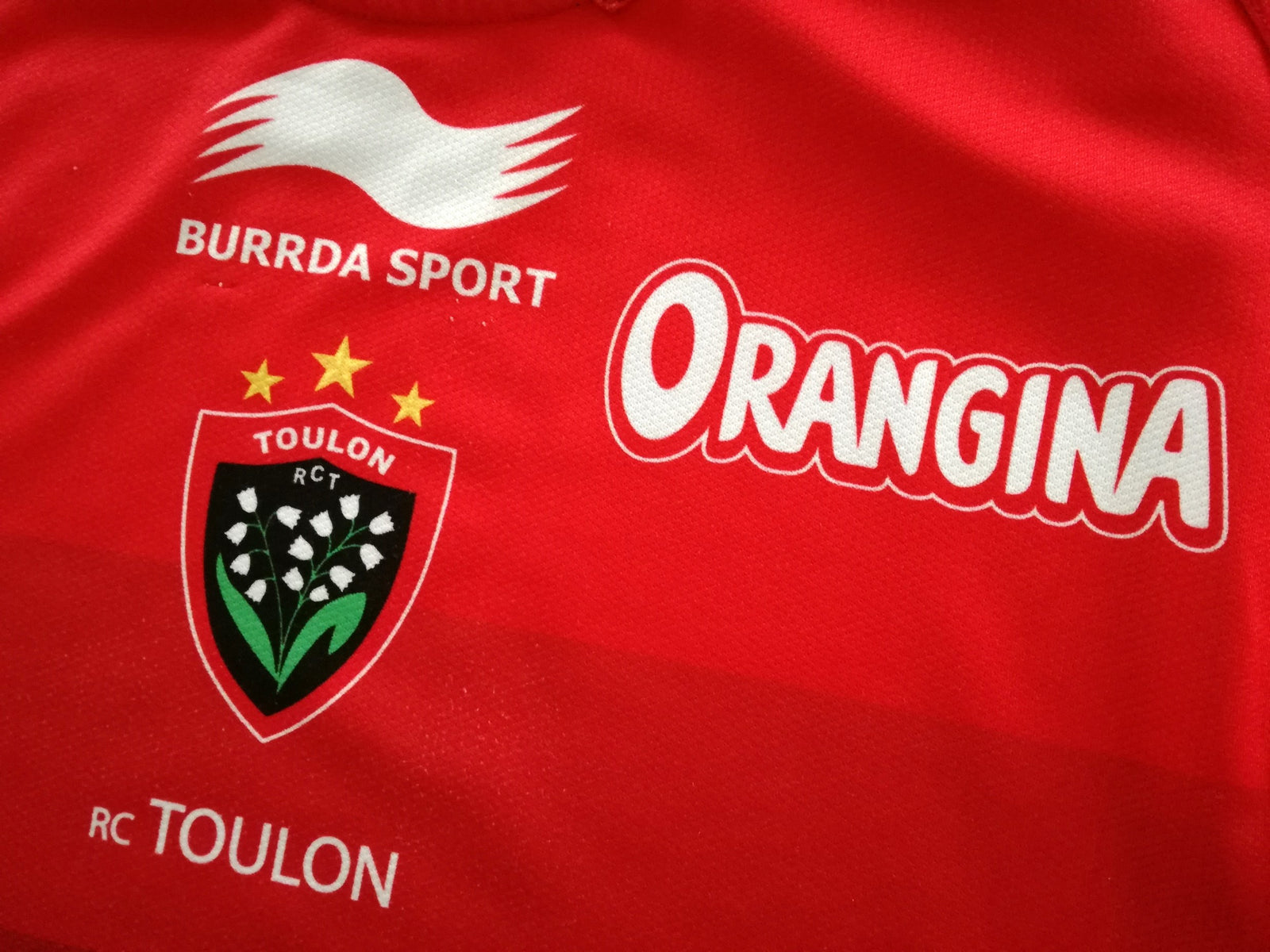 2015/16 RC Toulon Home Pro-Fit Rugby Shirt (M)