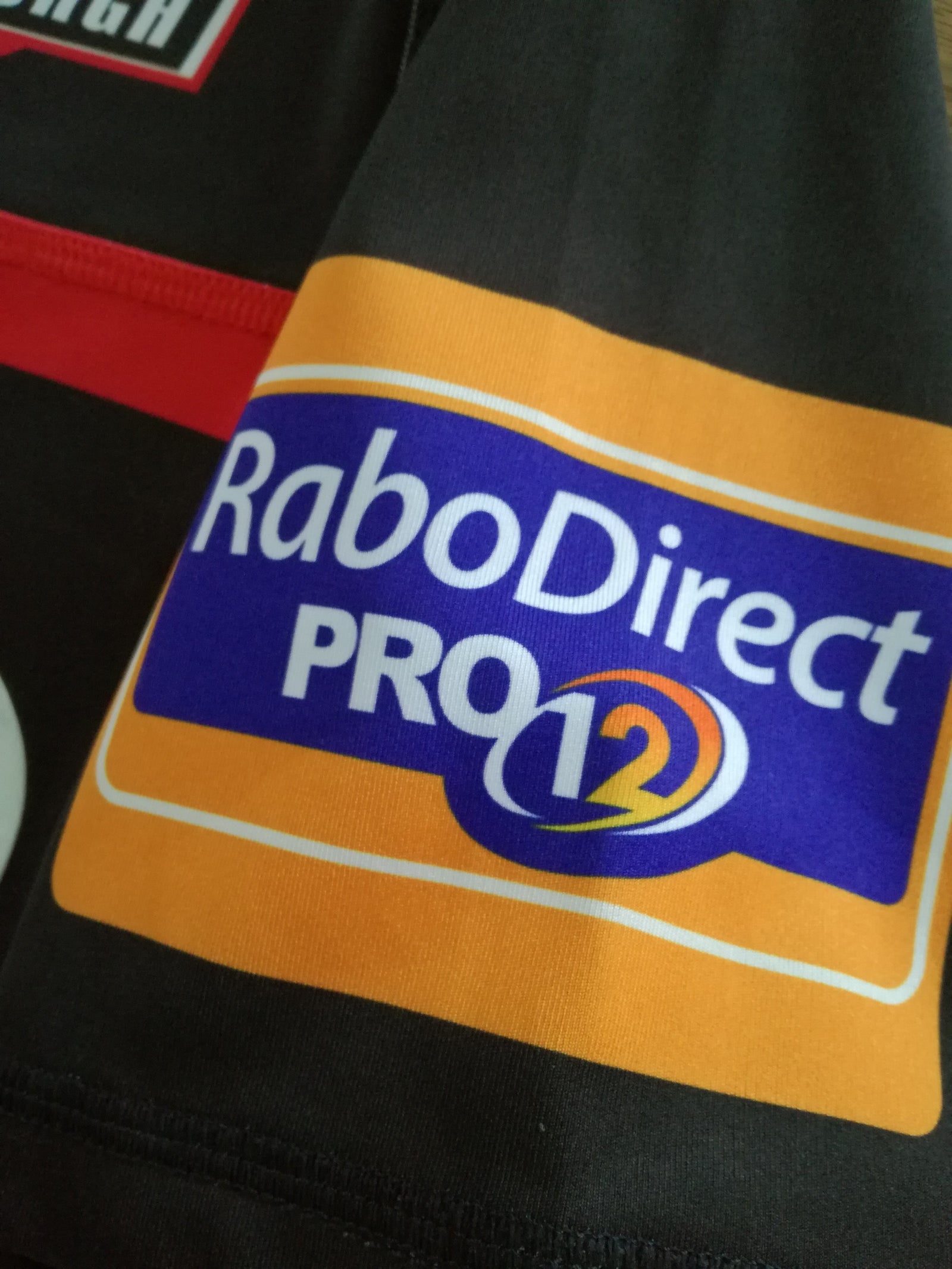 2013/14 Edinburgh Home Pro12 Player Issue Rugby Shirt (L)