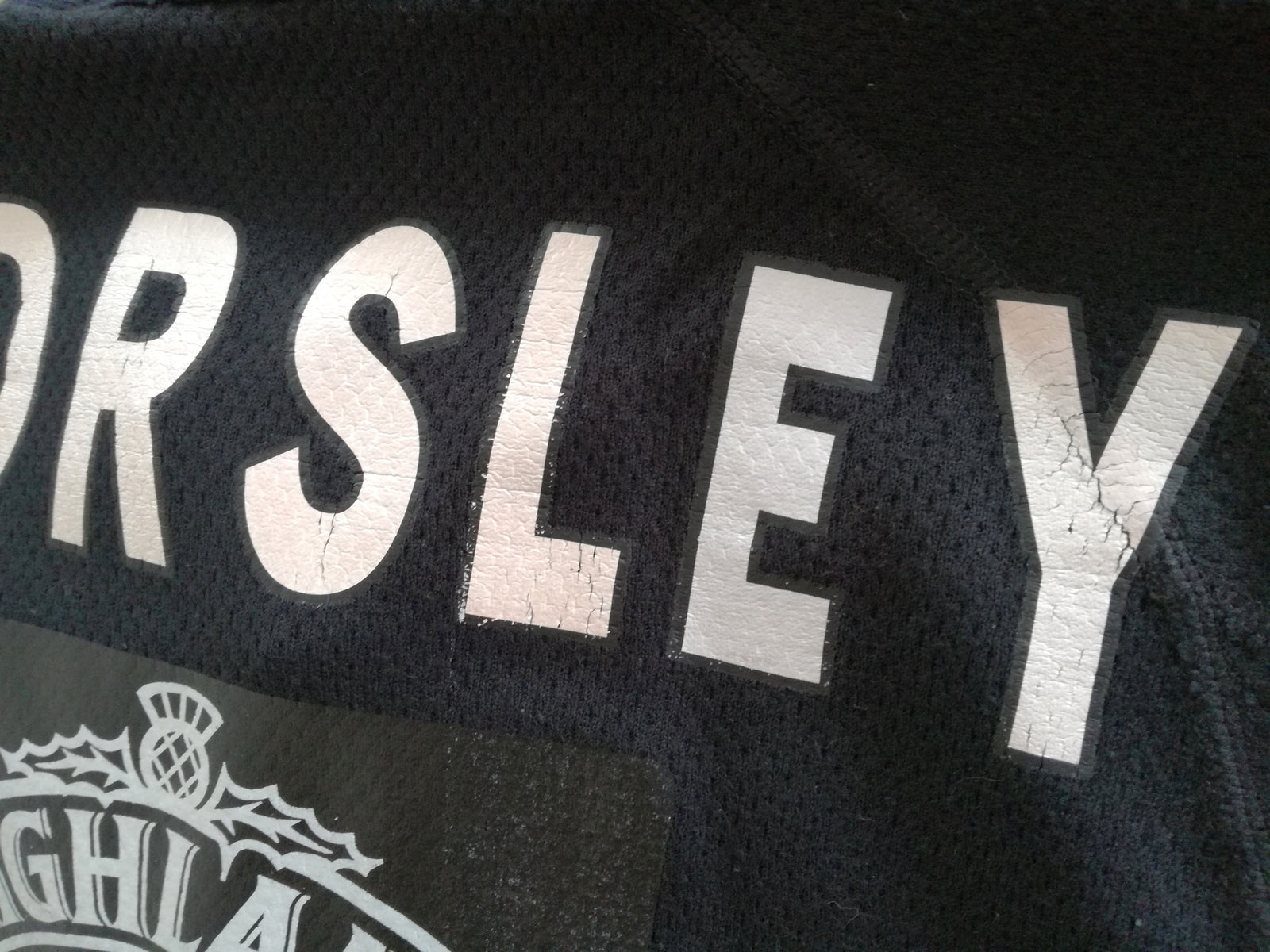 2005/06 London Wasps Home Match Worn Premiership Rugby Shirt Worsley #6 (XL)