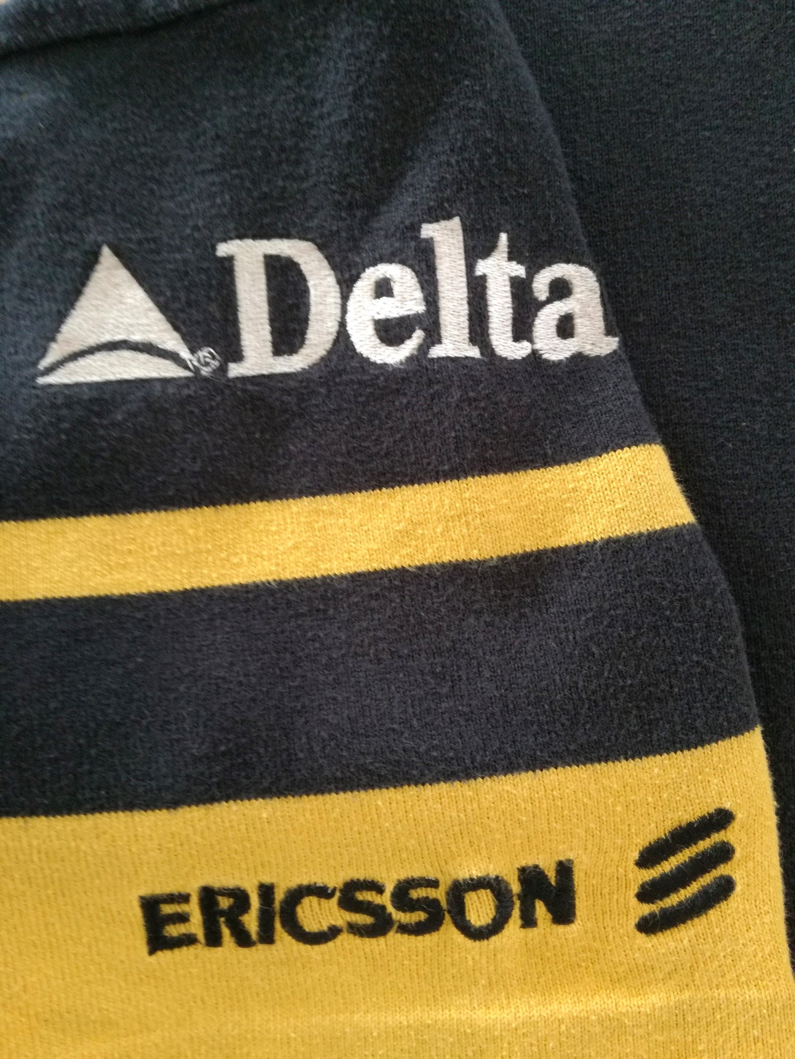1999/00 London Wasps Home Match Worn Premier Rugby Shirt #4 (Dallaglio) (3XL)