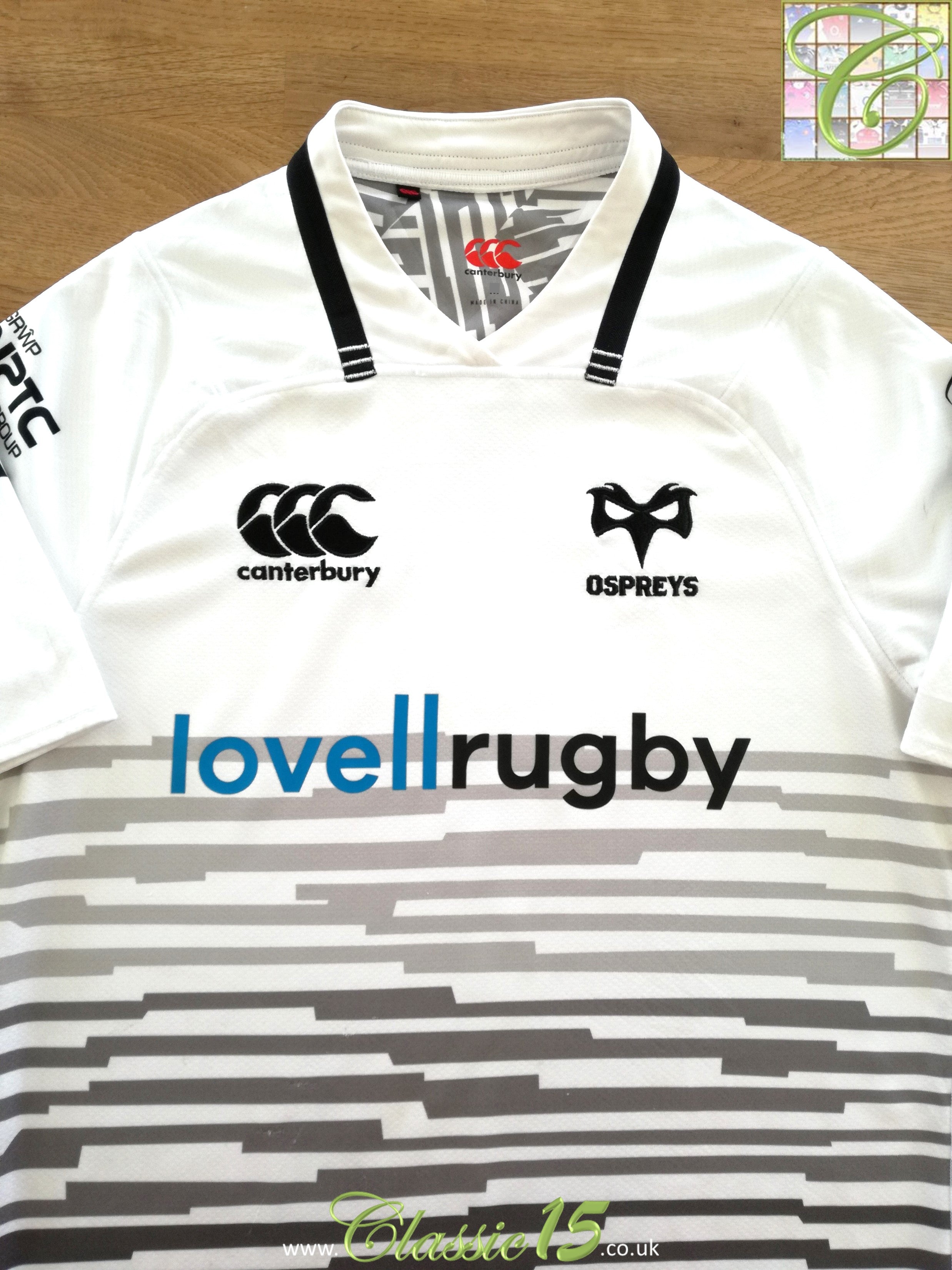 2017/18 Ospreys Away Rugby Shirt