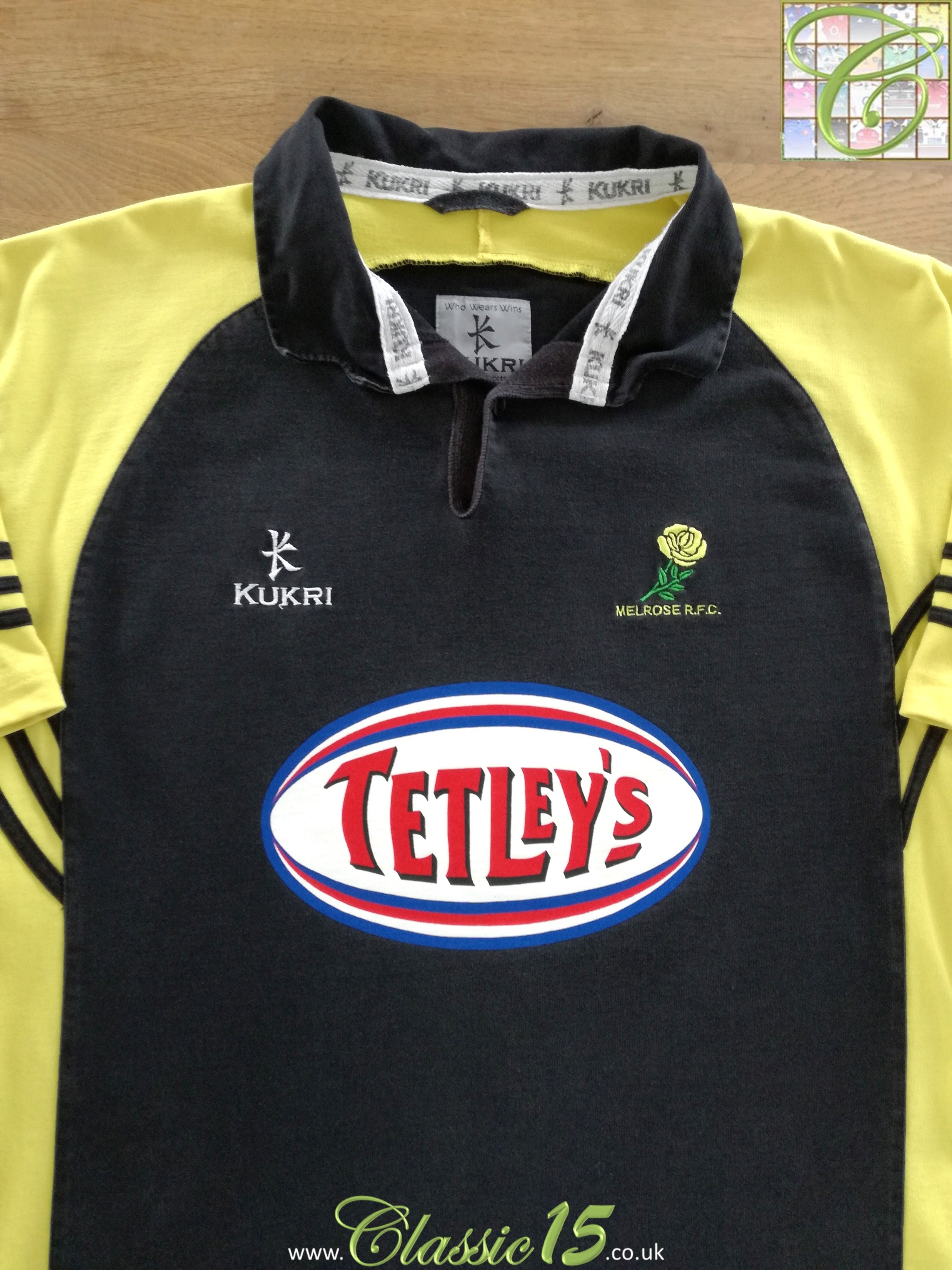 2005/06 Melrose RFC Home Player Issue Rugby Shirt