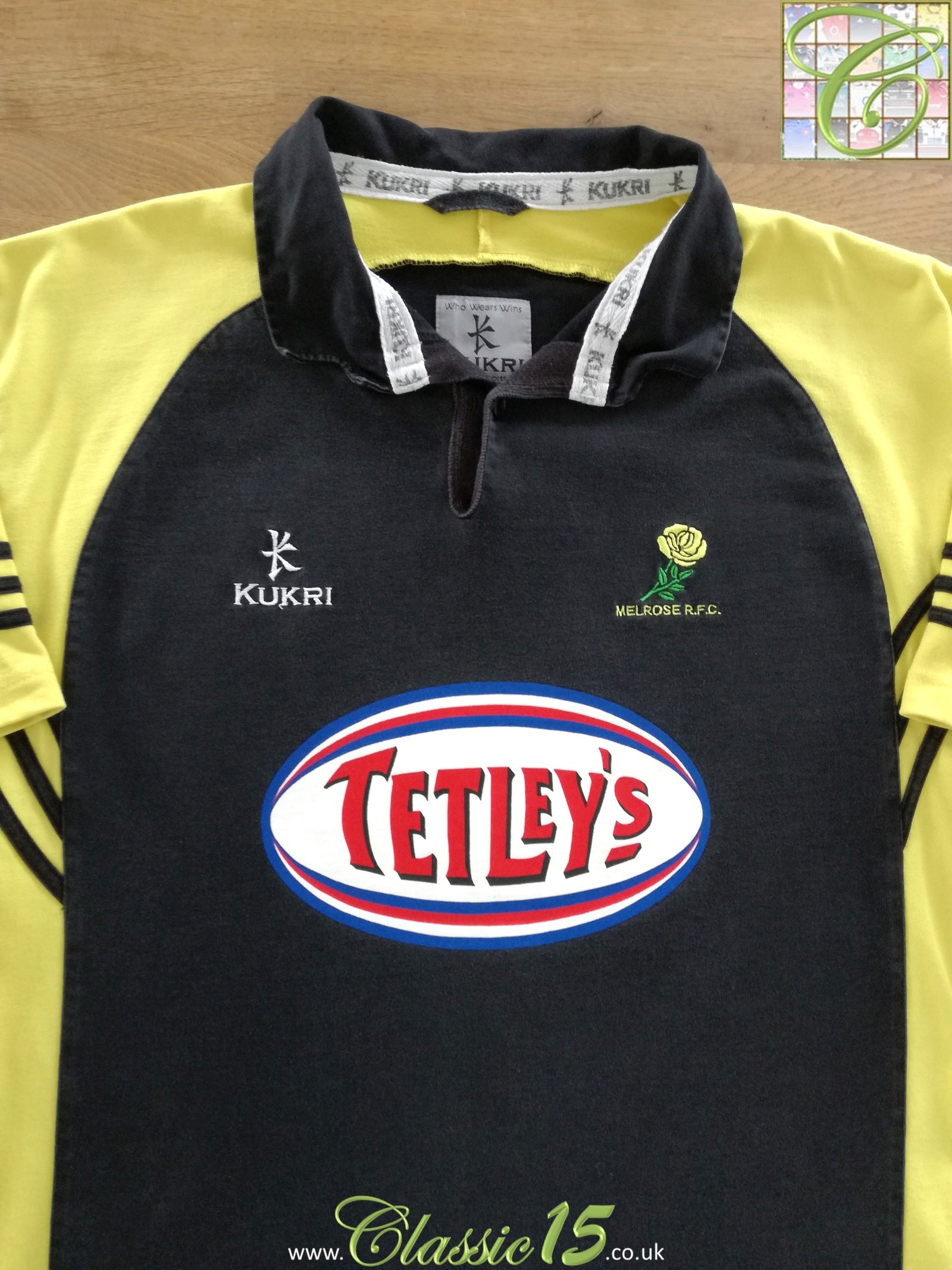 2005/06 Melrose RFC Home Player Issue Rugby Shirt